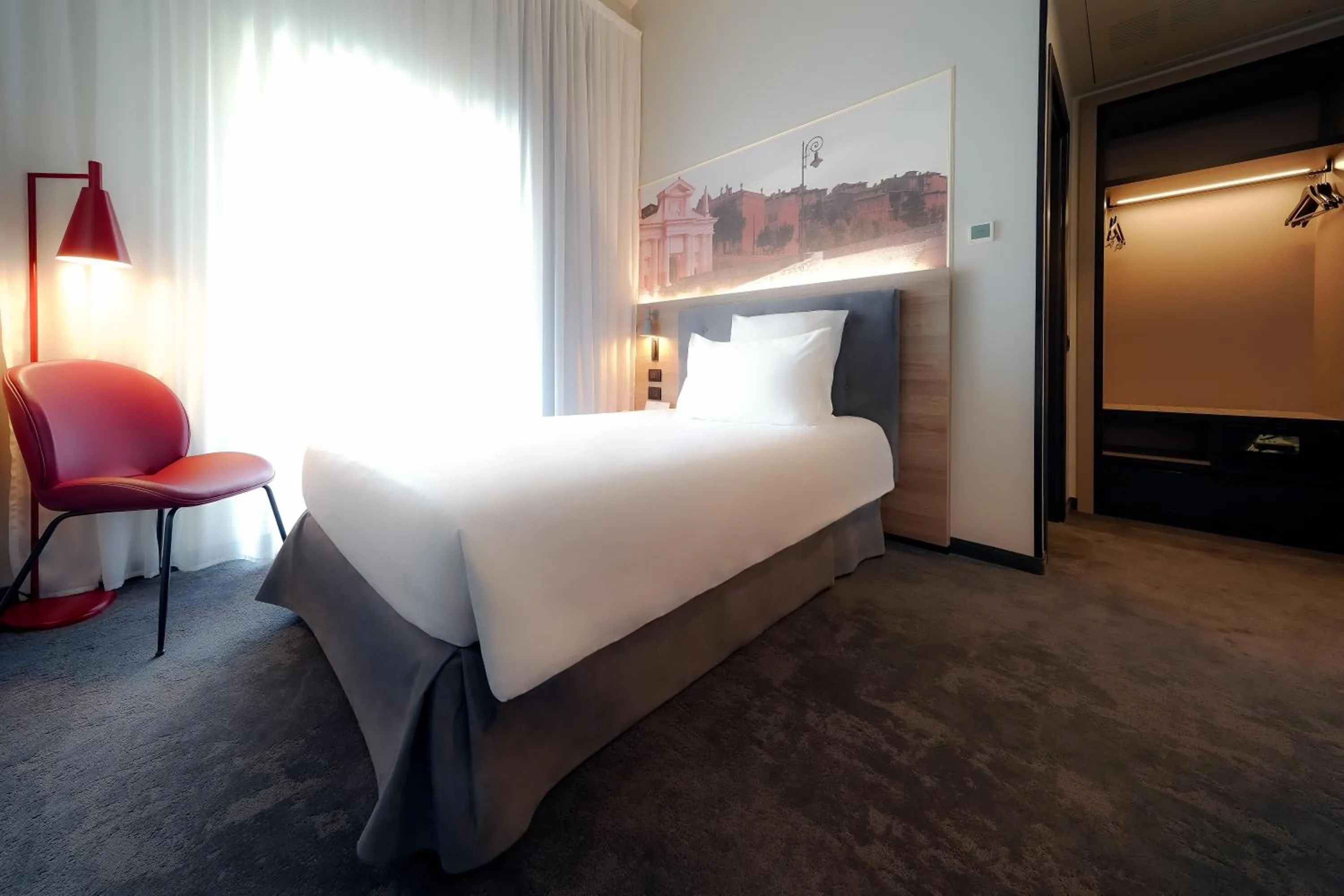 Bed in Mercure Bergamo Centro Palazzo Dolci