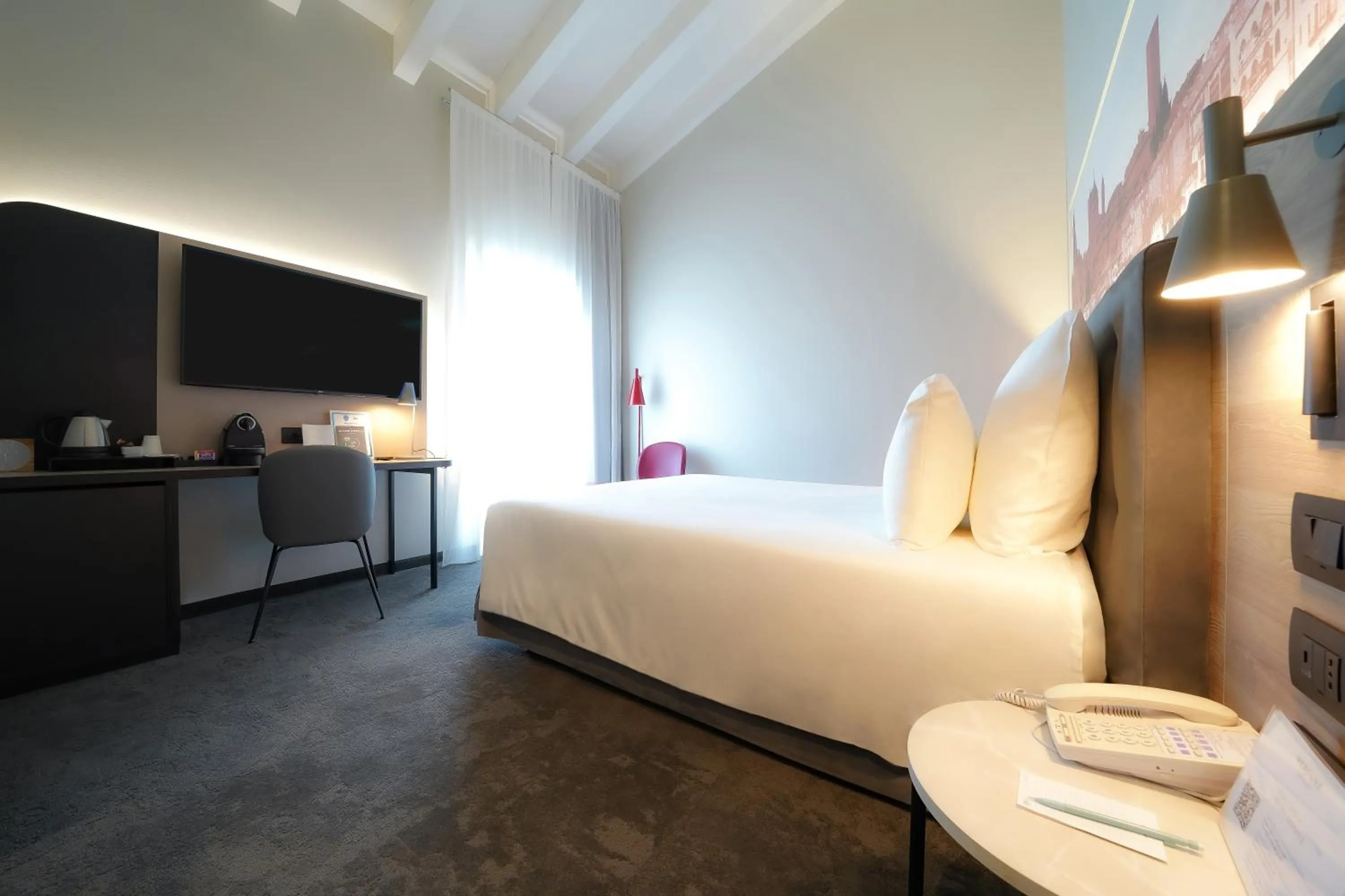 Bed in Mercure Bergamo Centro Palazzo Dolci