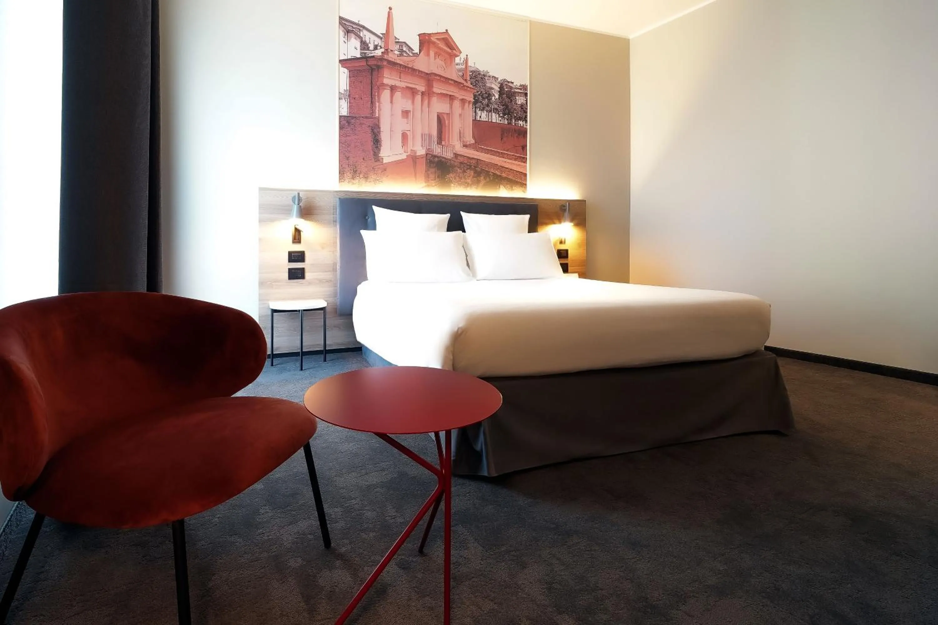 Bed in Mercure Bergamo Centro Palazzo Dolci