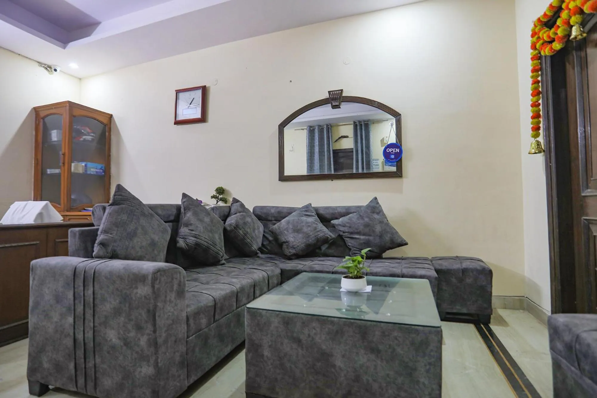 Seating area in FabHotel HM Palace