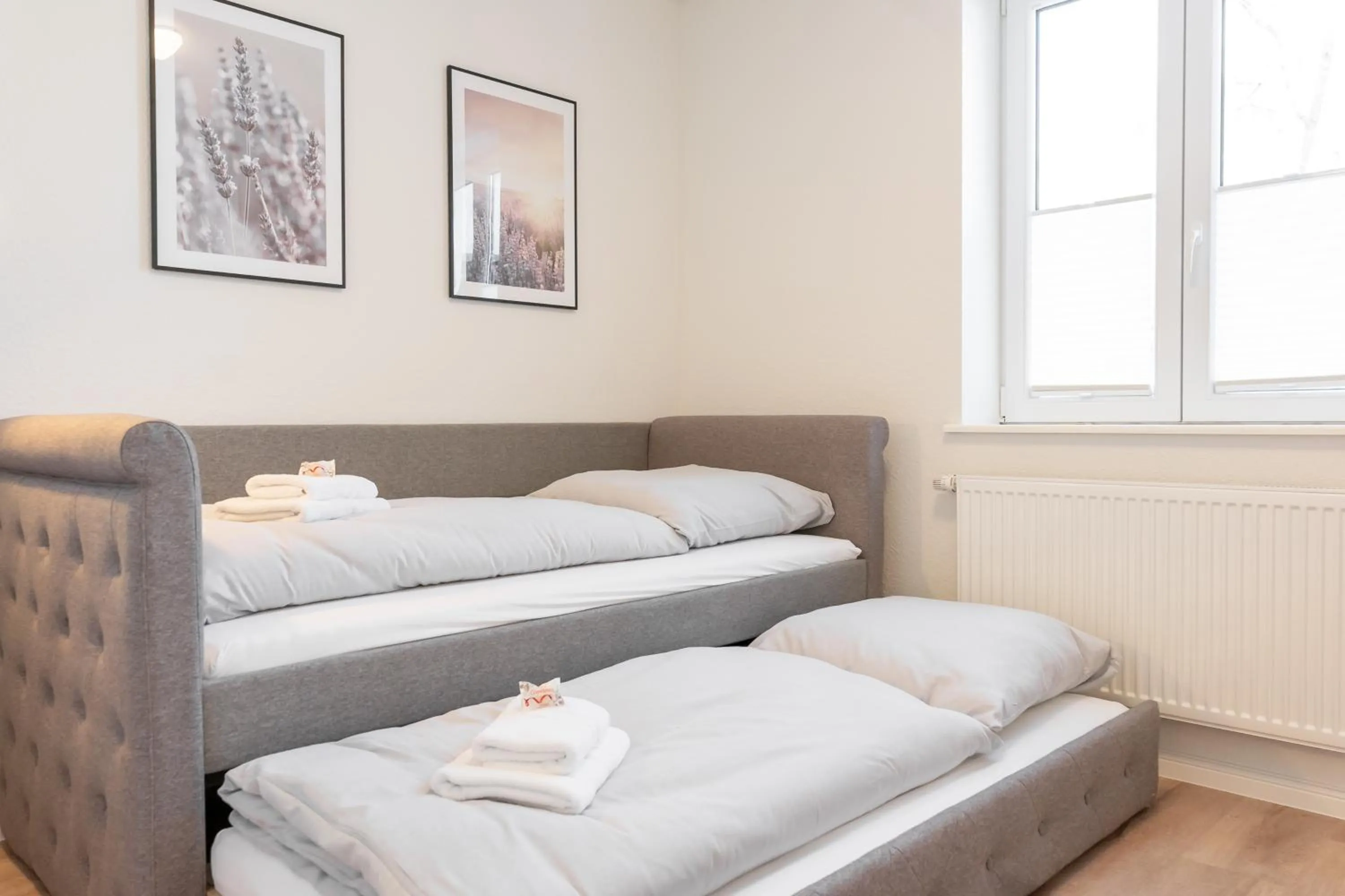 Bed in Landschaftliches Haus