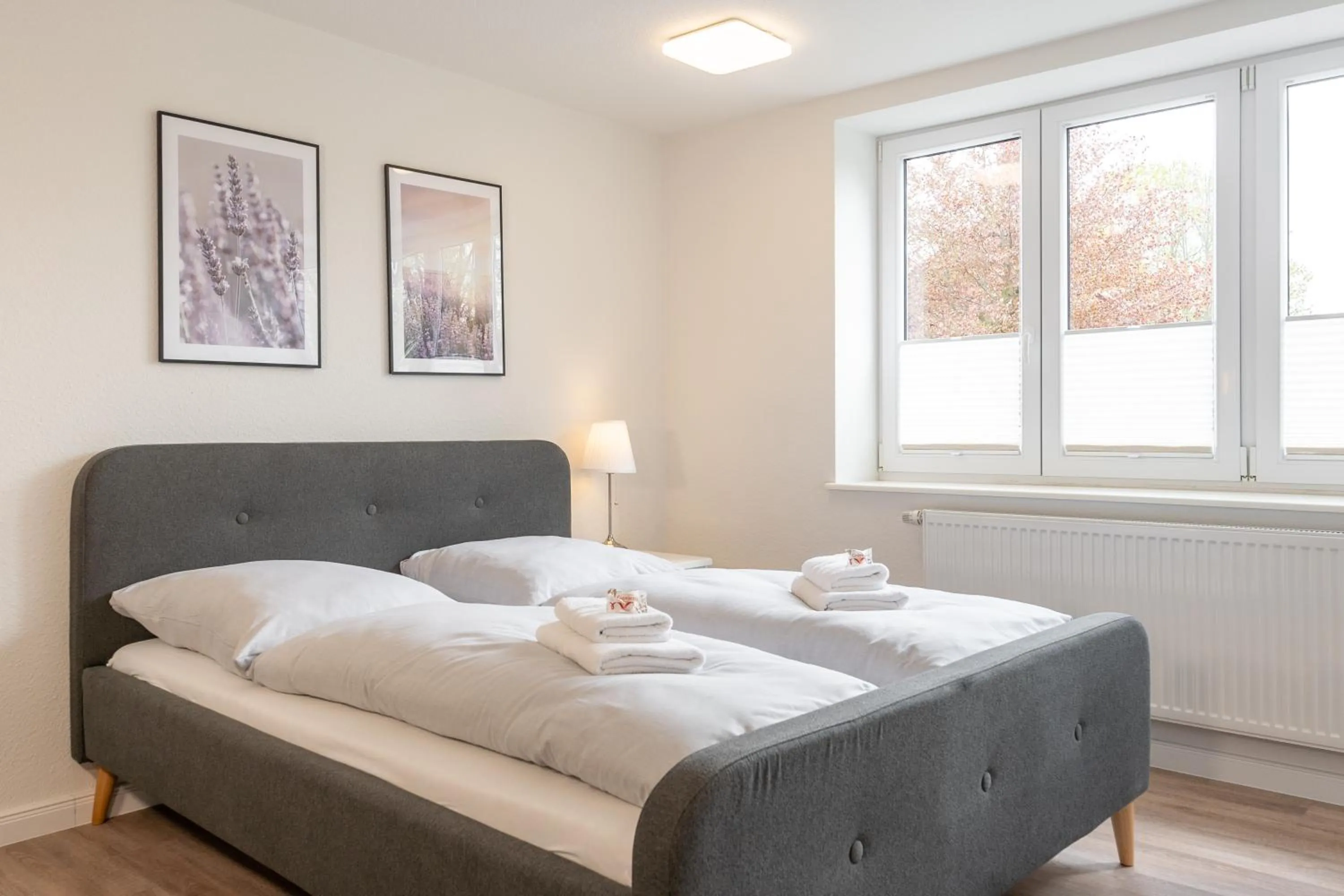 Bed in Landschaftliches Haus