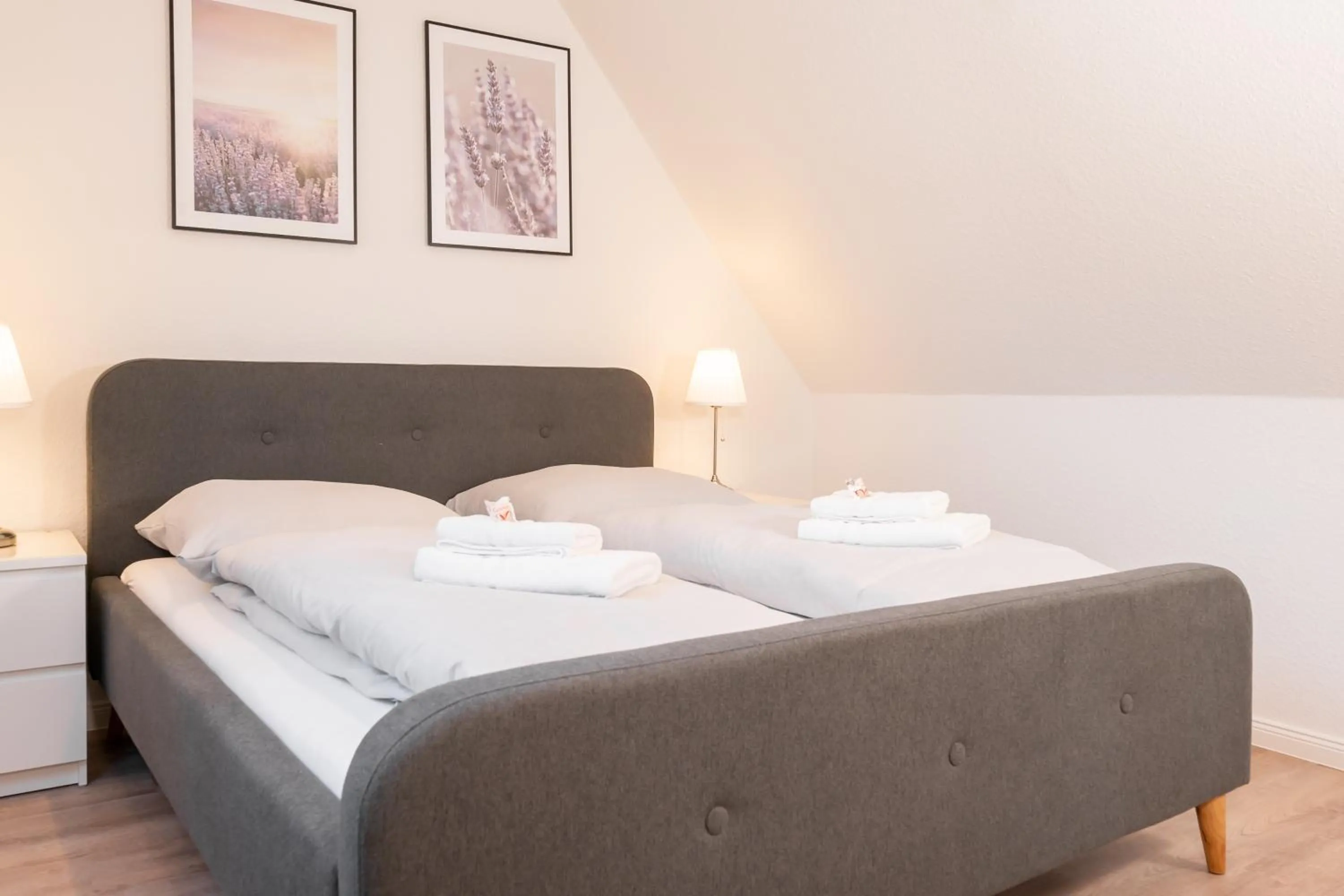 Bed in Landschaftliches Haus