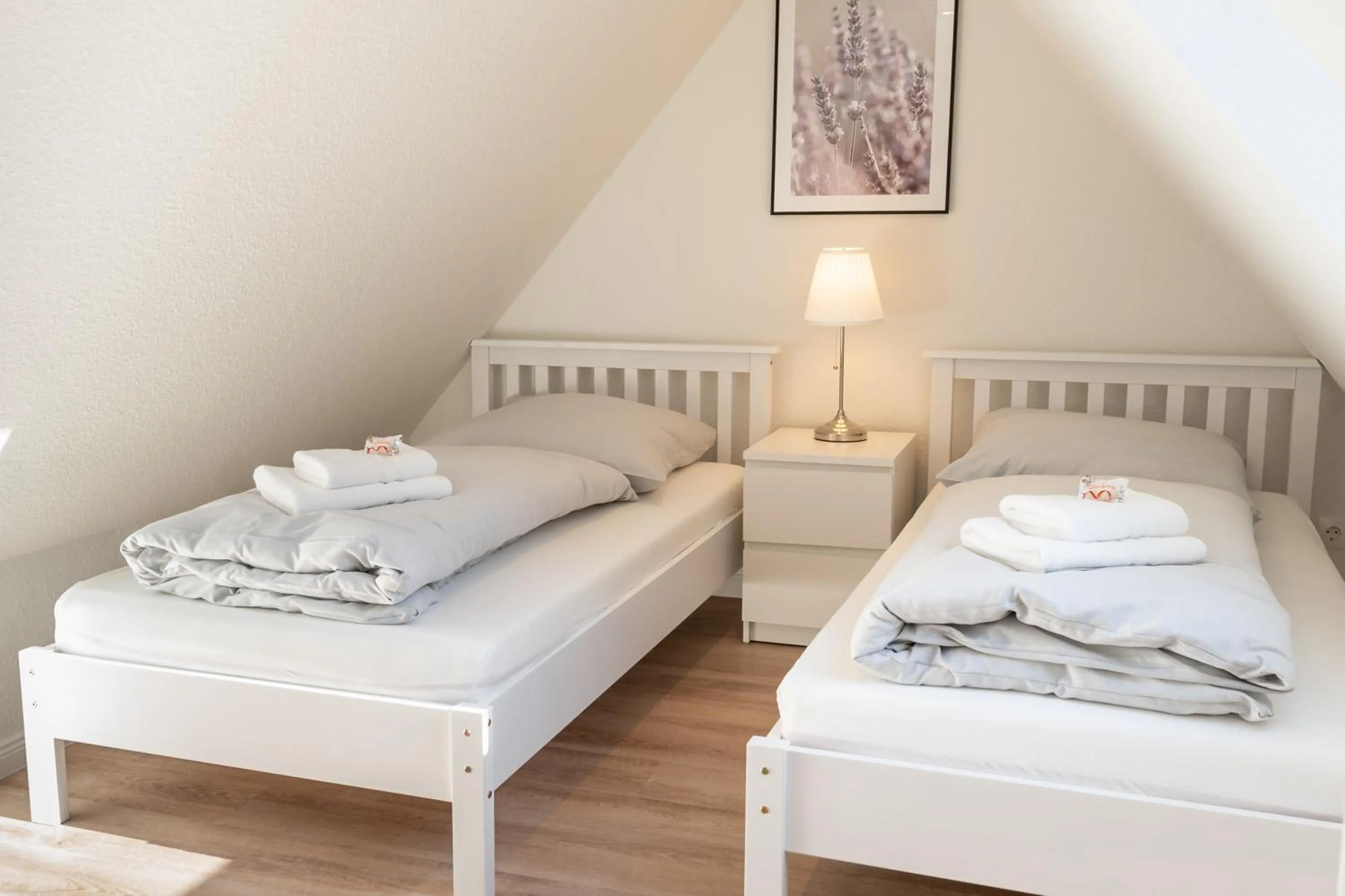 Bed in Landschaftliches Haus