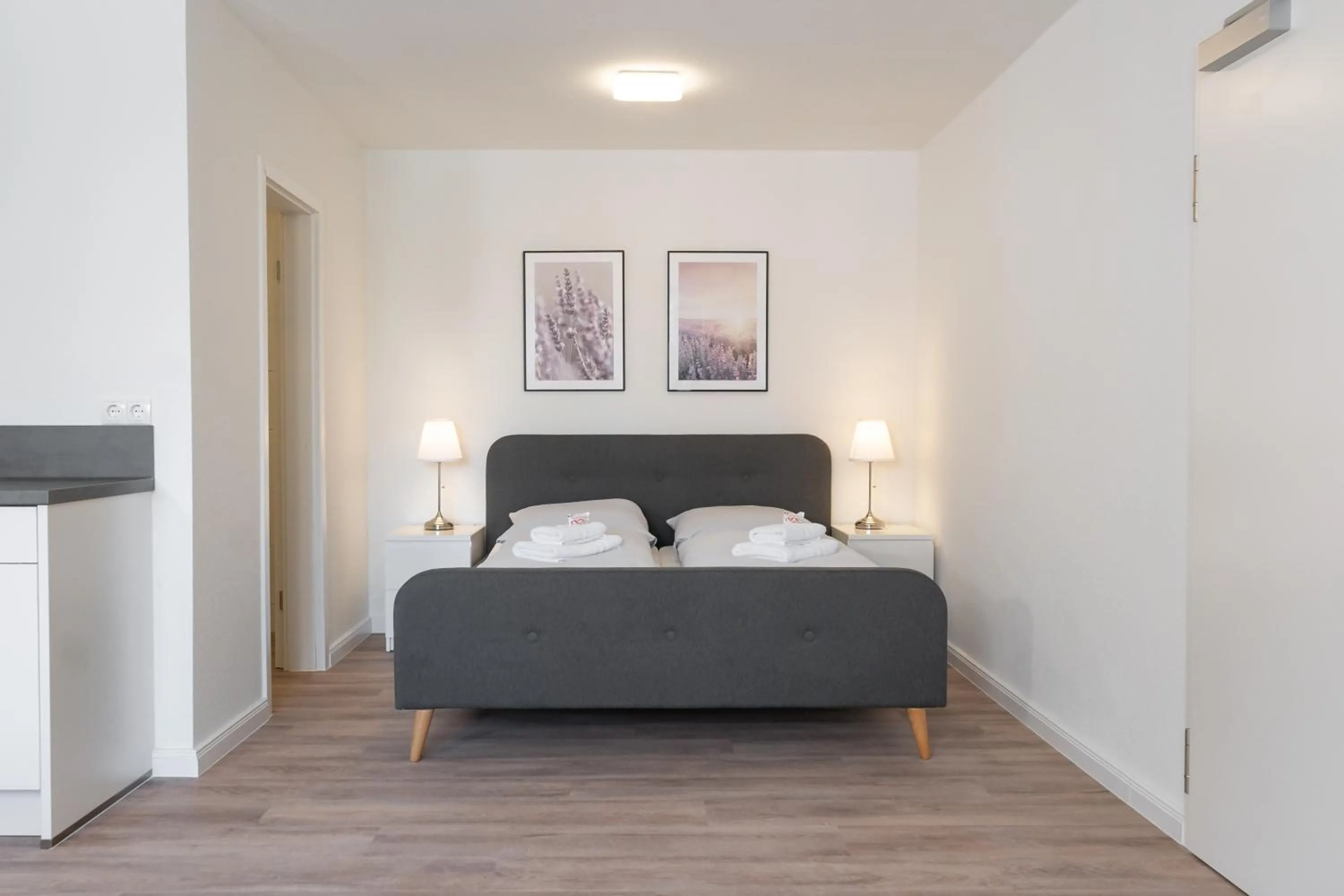 Bed in Landschaftliches Haus