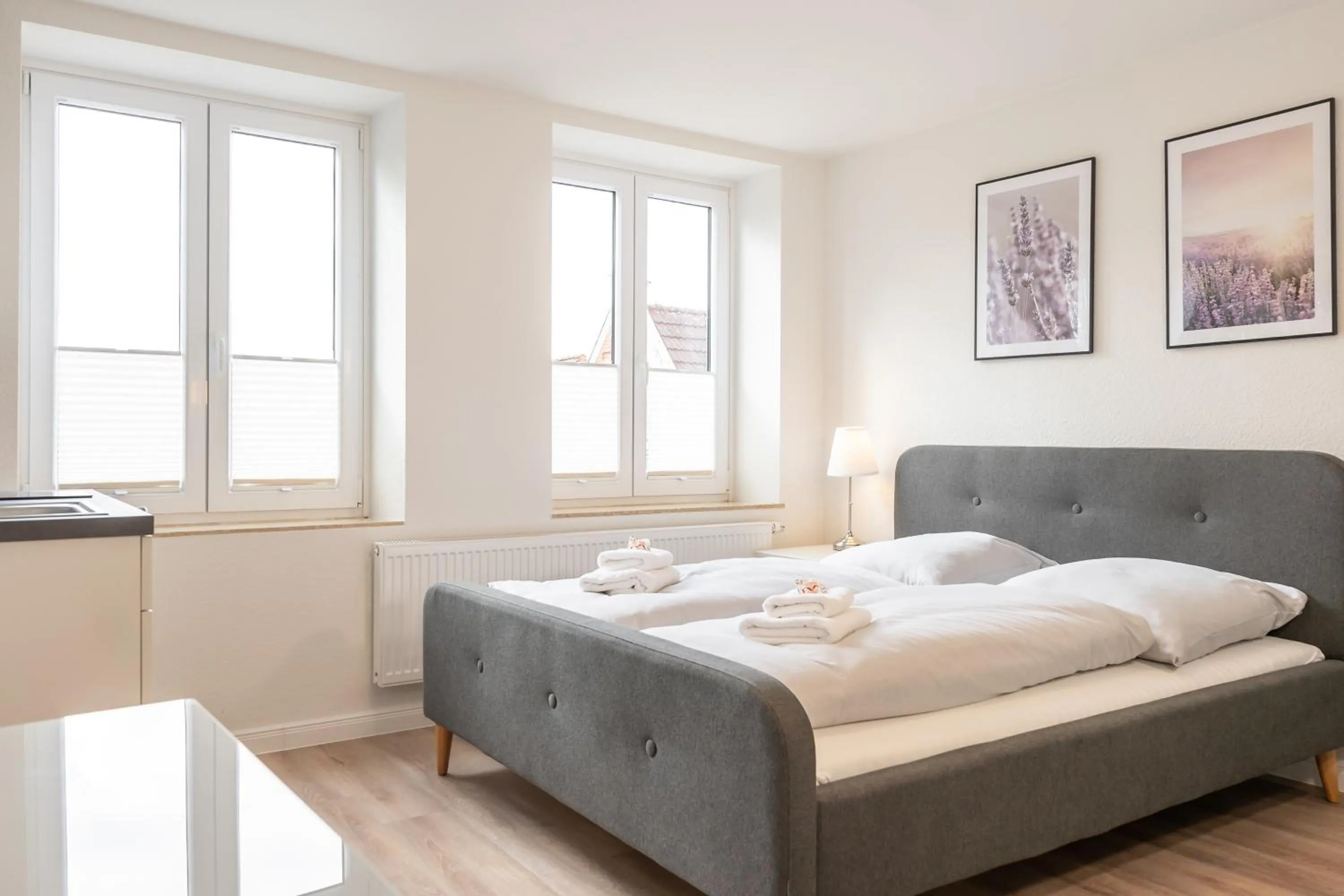 Bed in Landschaftliches Haus