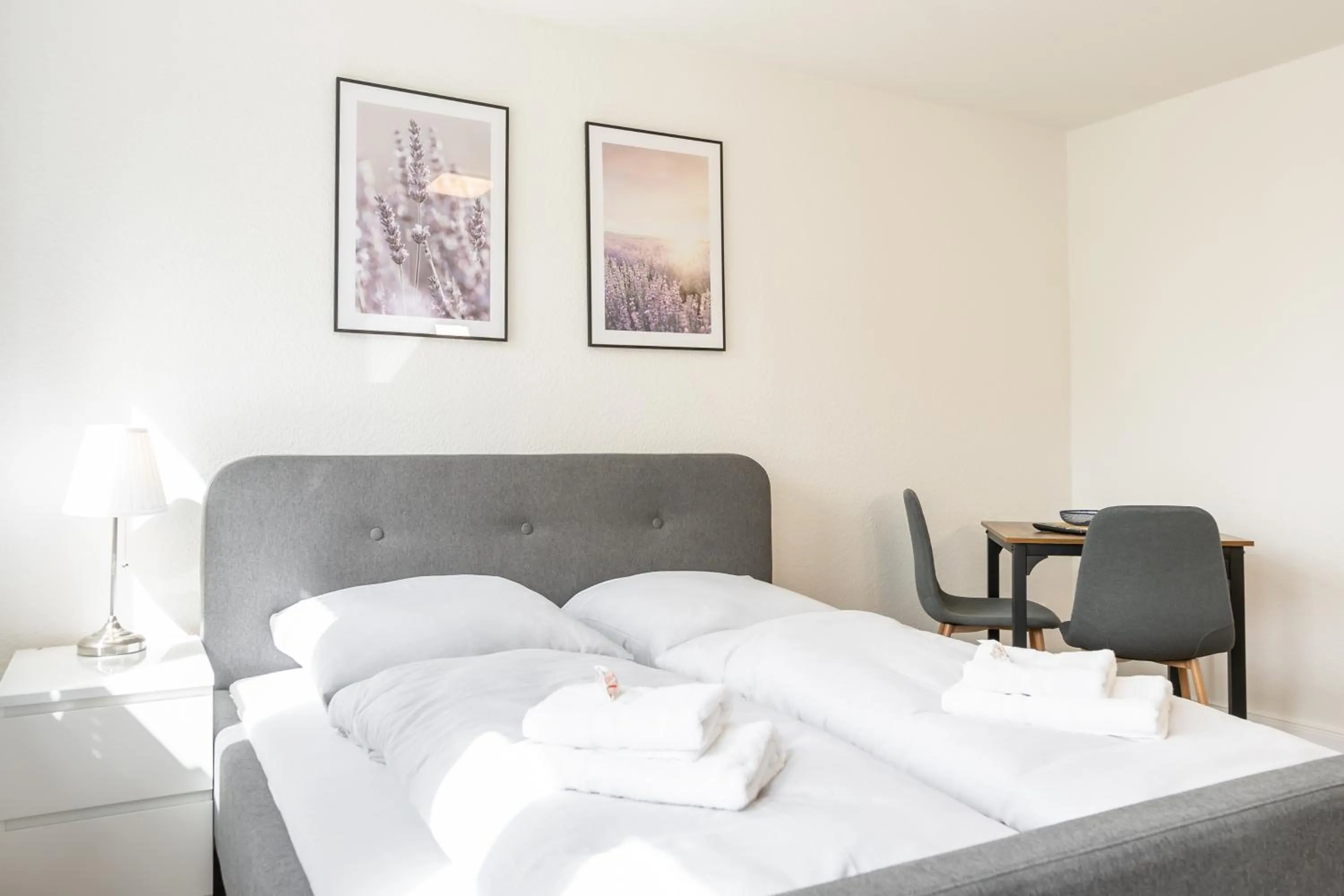 Bed in Landschaftliches Haus