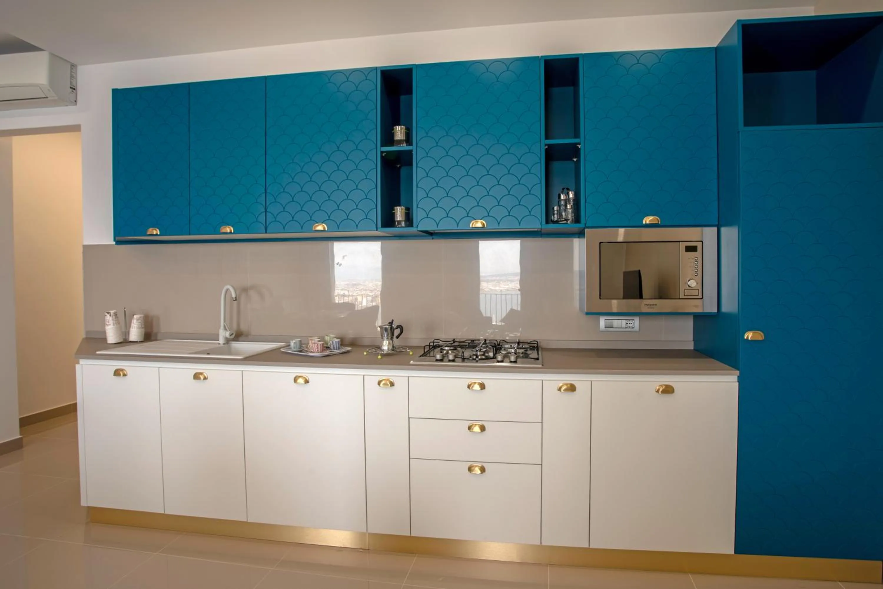 Kitchen or kitchenette in Charme en Bleu