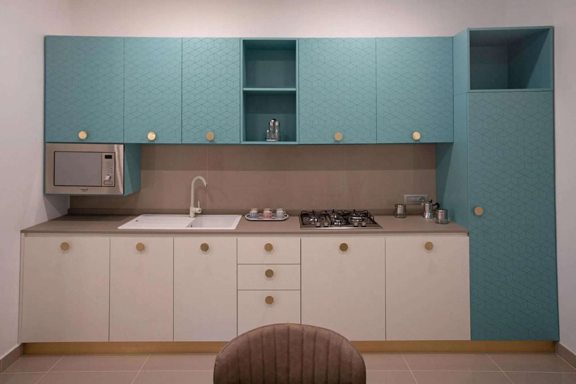 Kitchen or kitchenette in Charme en Bleu