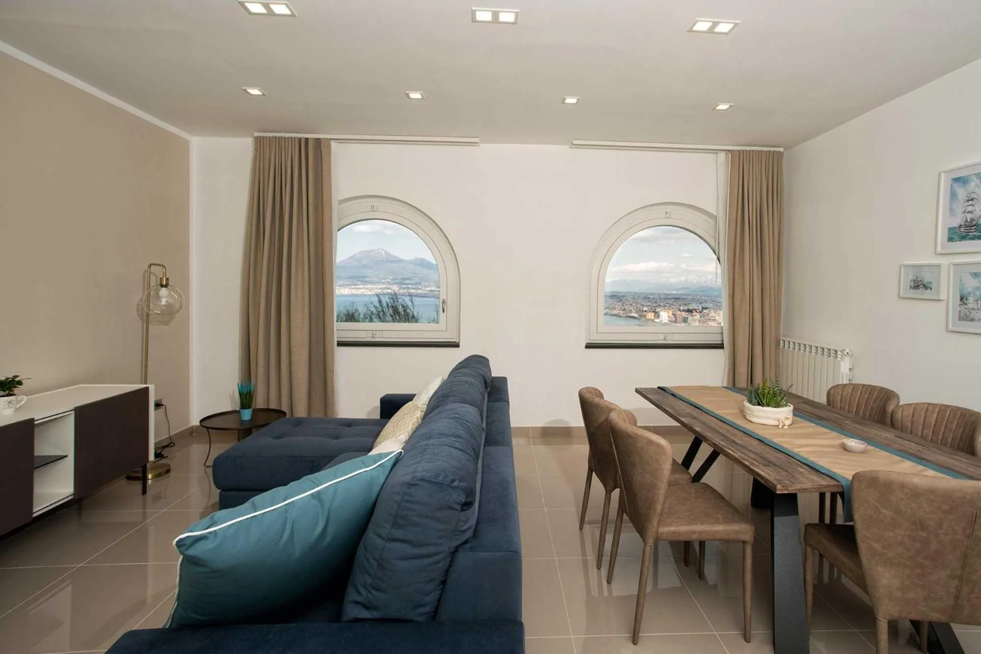 Living room in Charme en Bleu