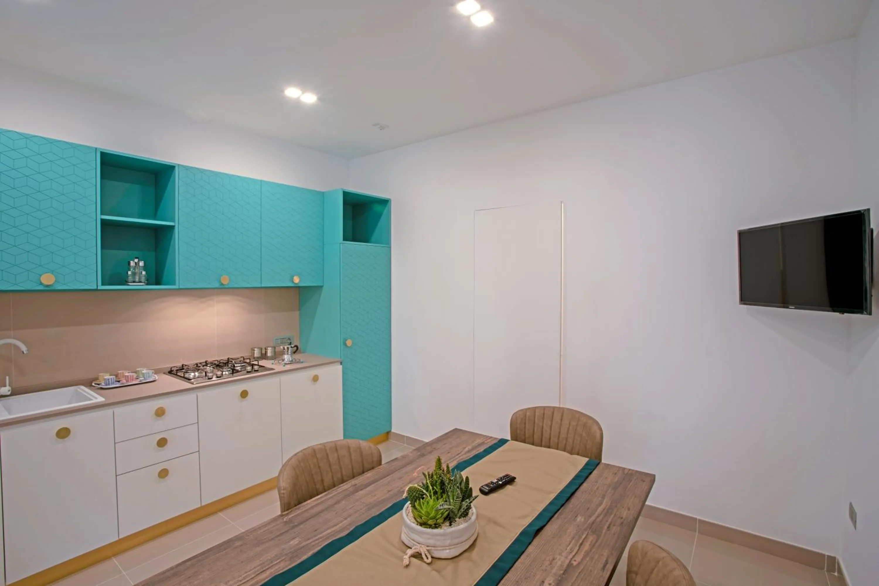 Kitchen or kitchenette in Charme en Bleu