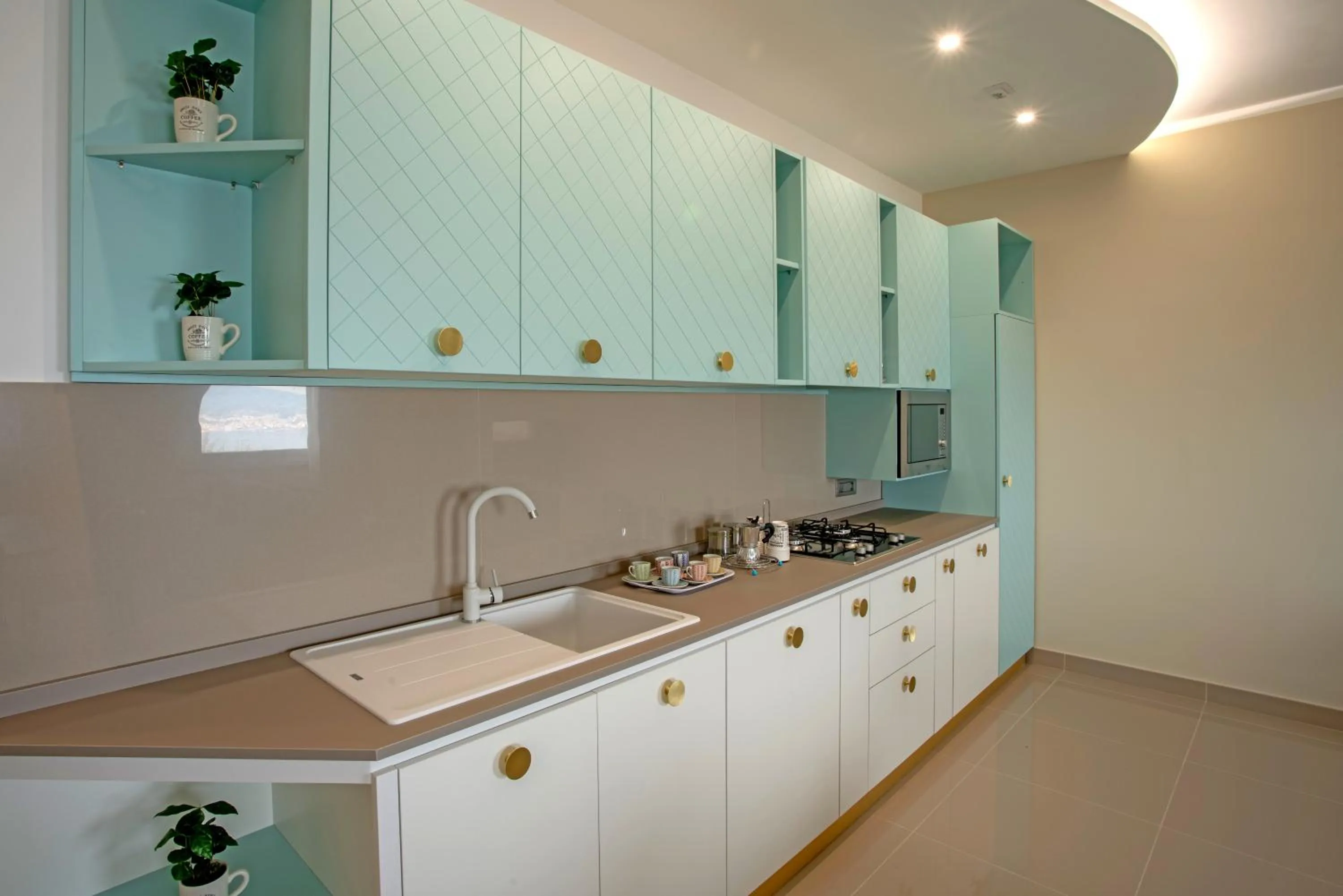 Kitchen or kitchenette in Charme en Bleu