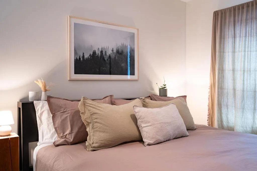 Bed in Powder Village Retreat by Revelstoke Vacations