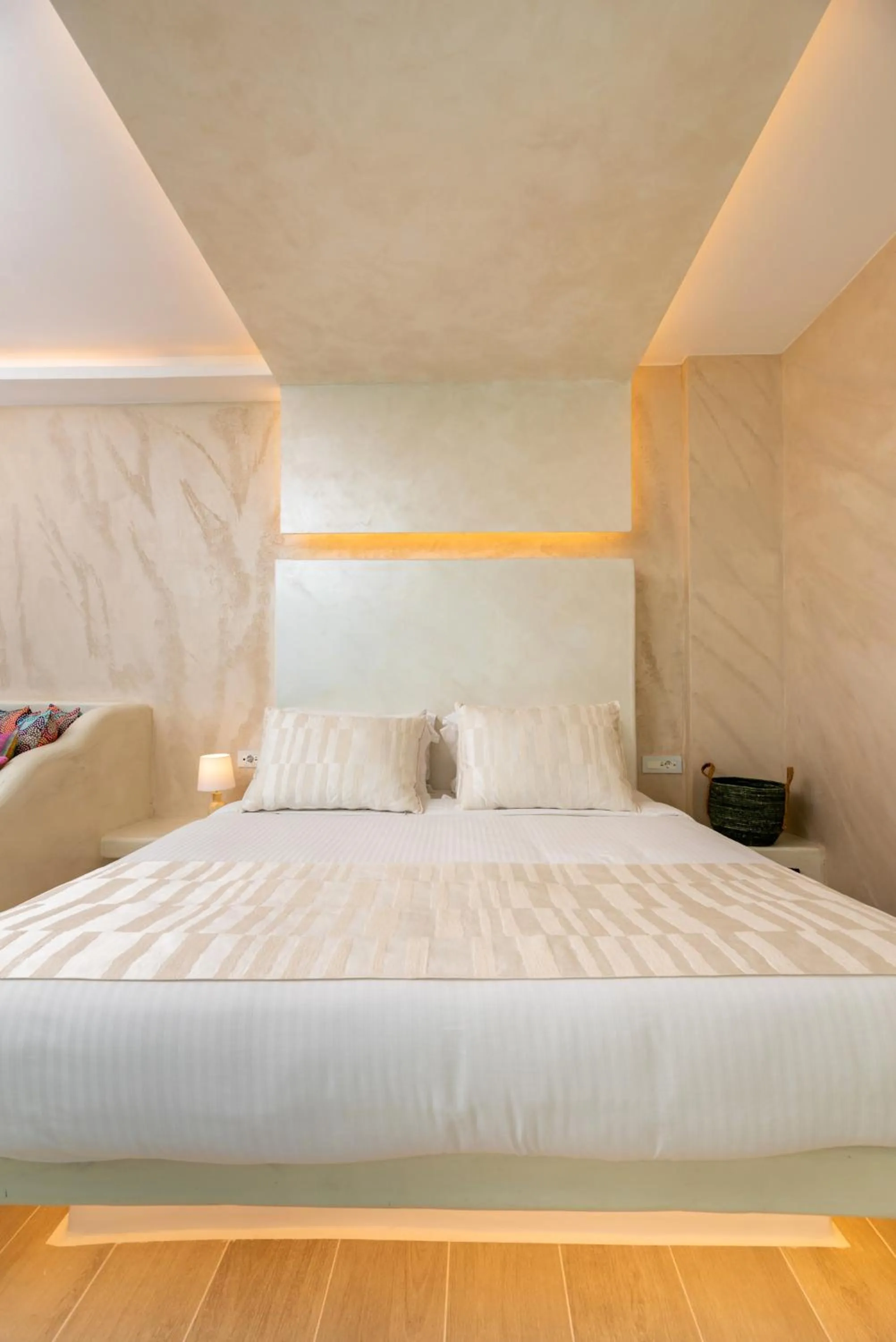 Bed in Saint Sin Suites - Adults Only