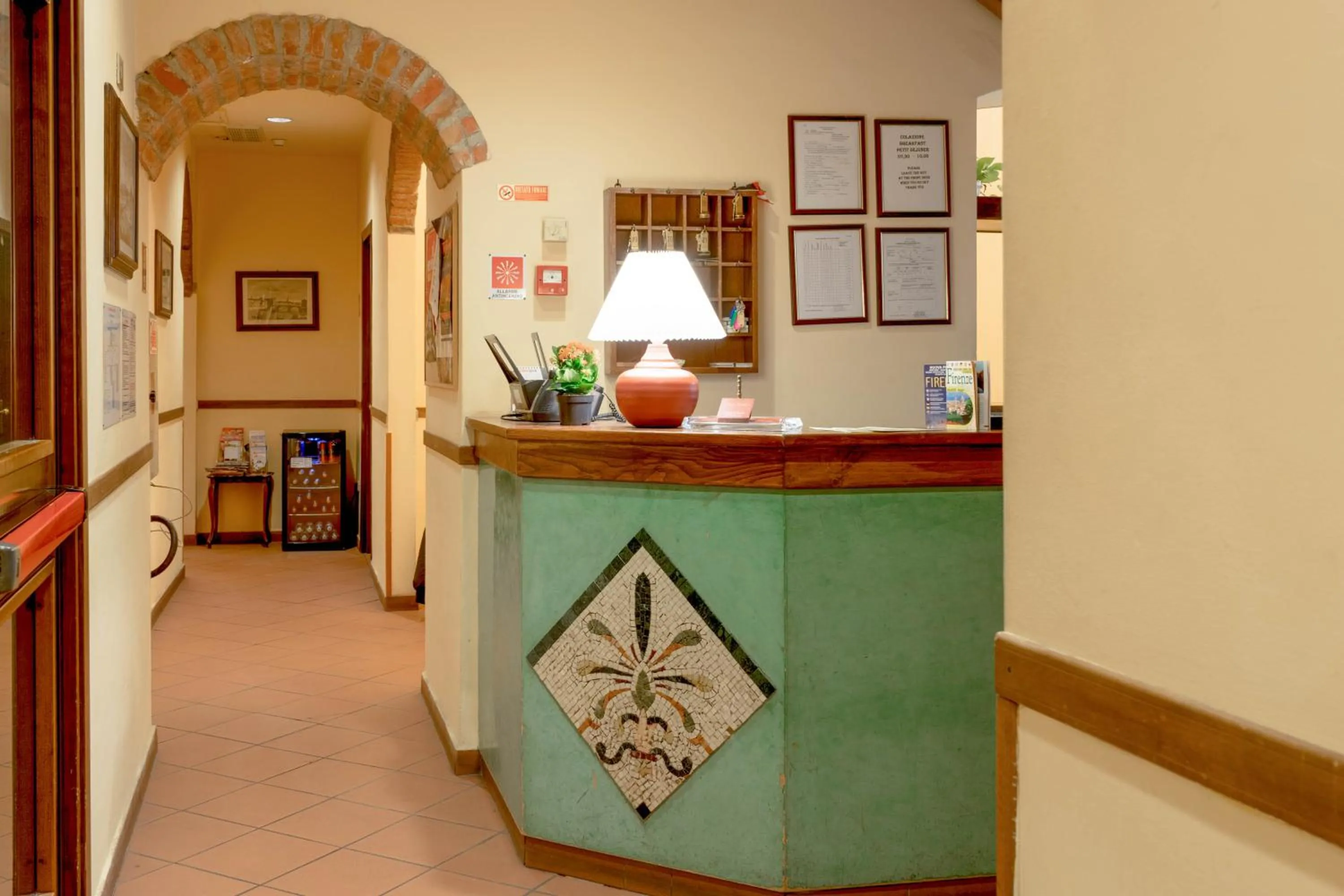 Lobby or reception in Hotel Monica