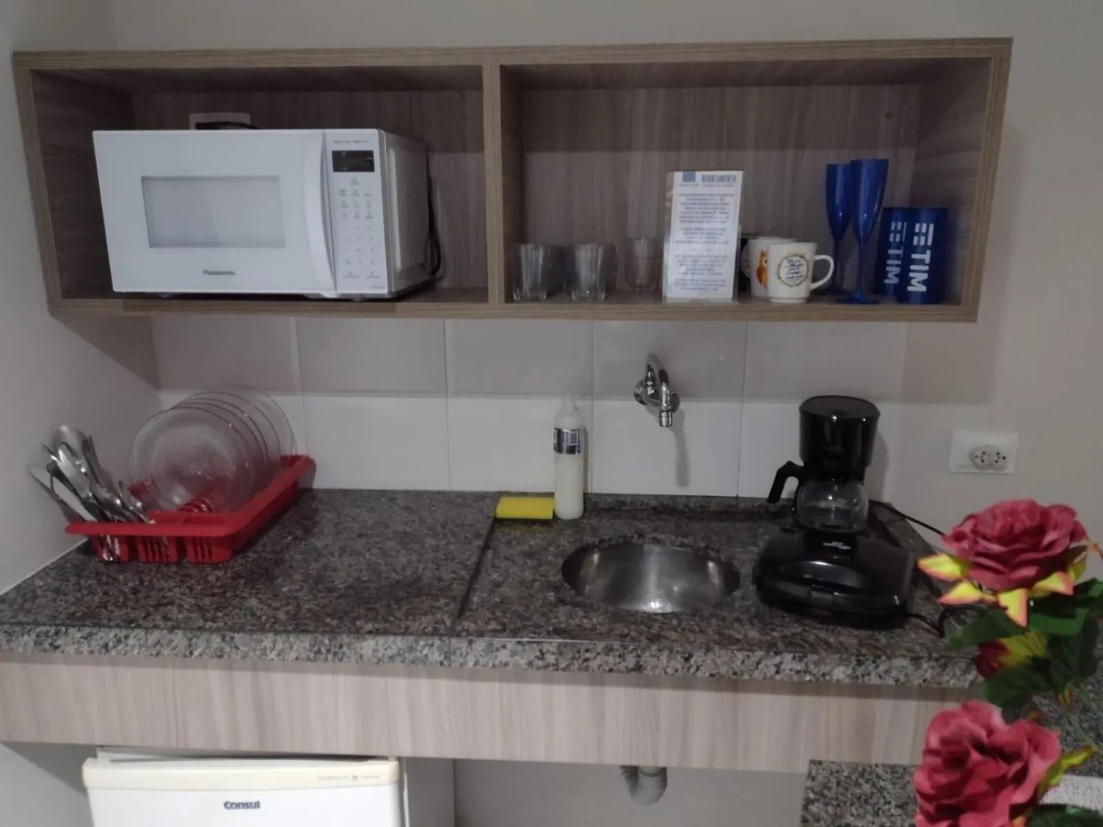 Kitchen or kitchenette in Ambassador Unidades Autônomas