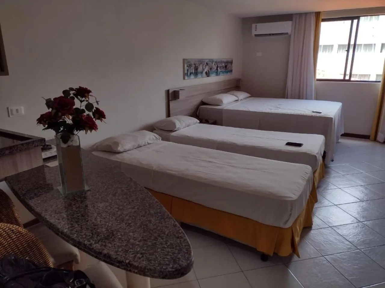 Bedroom, Bed in Ambassador Unidades Autônomas