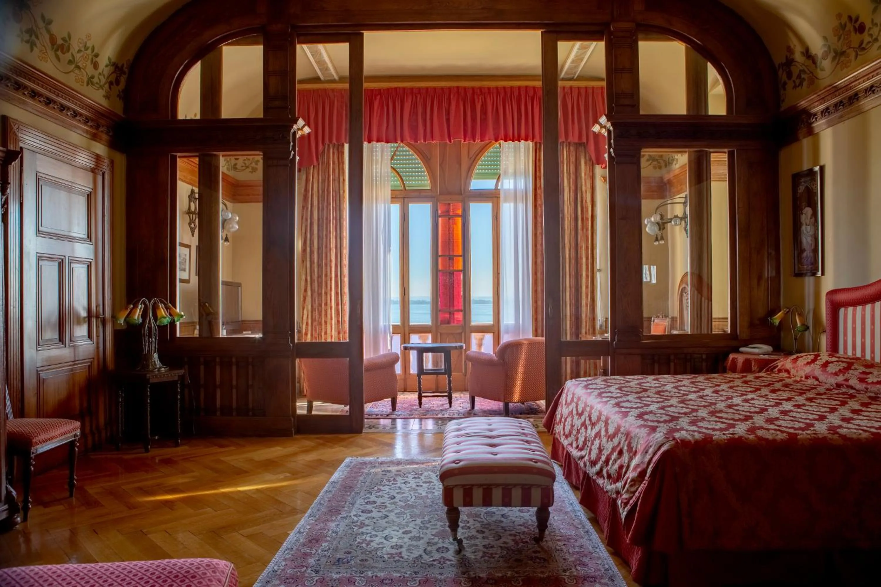 Bed in Hotel Villa Del Sogno