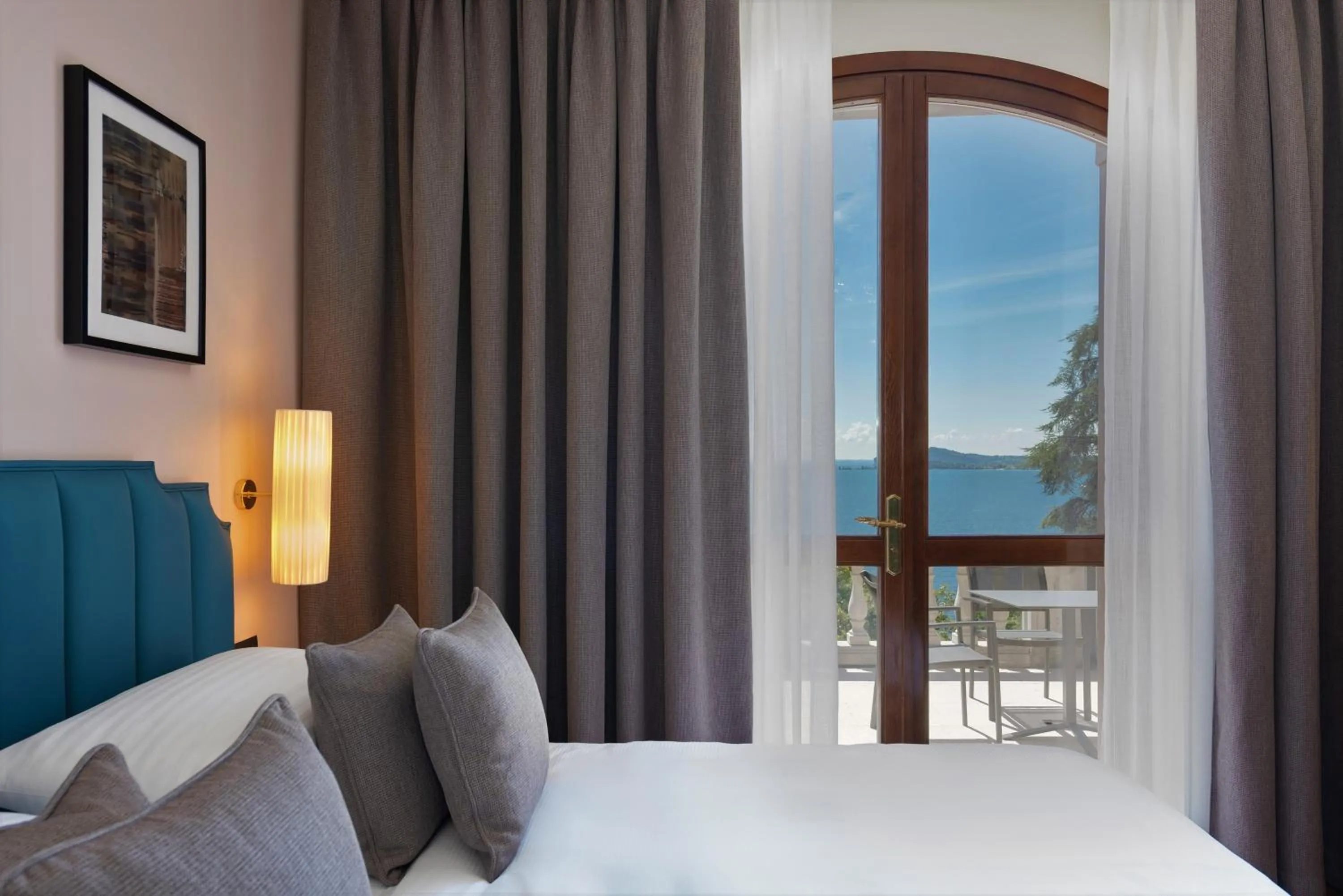 Bed in Hotel Villa Del Sogno