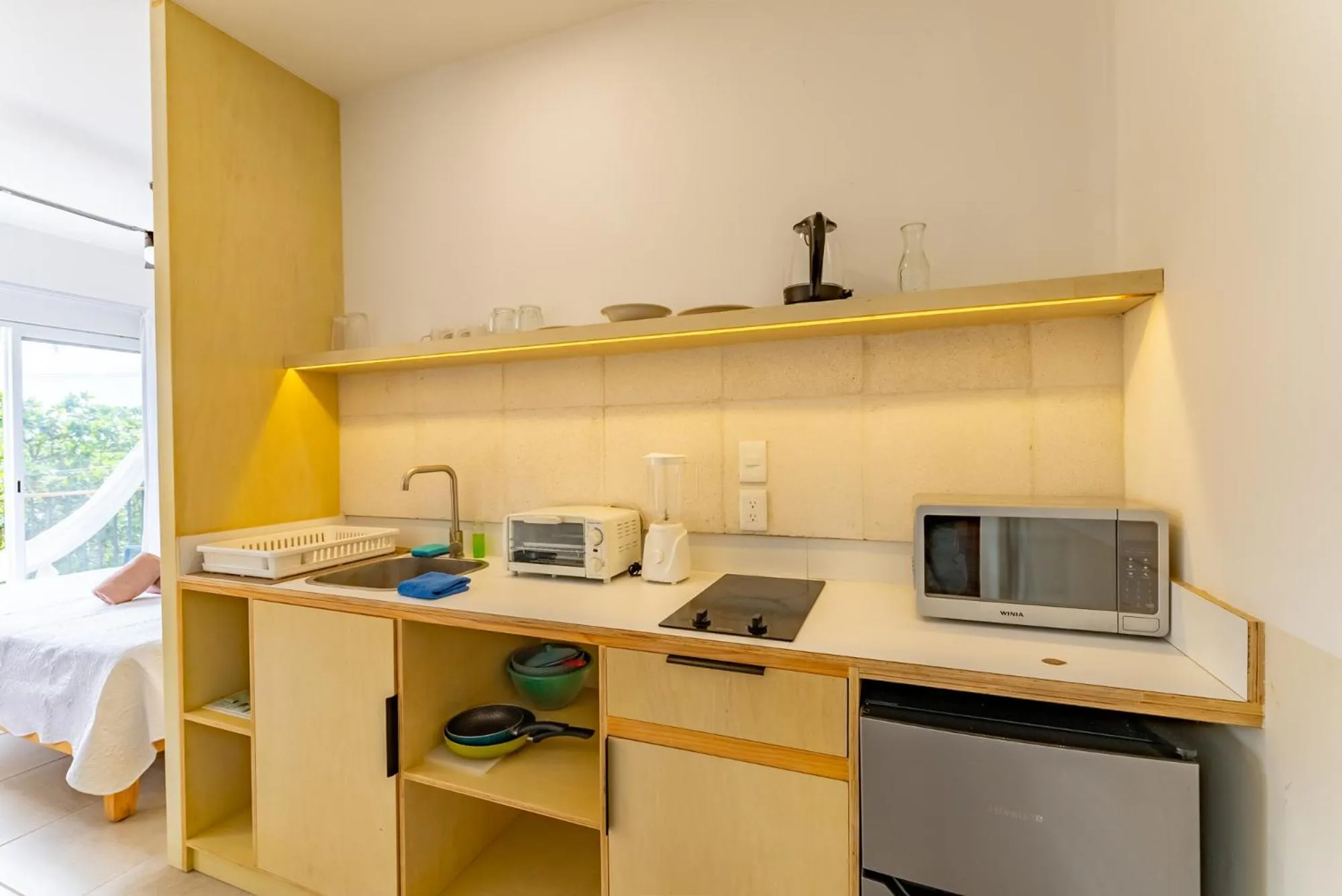 Kitchen or kitchenette in Bed Away Studios