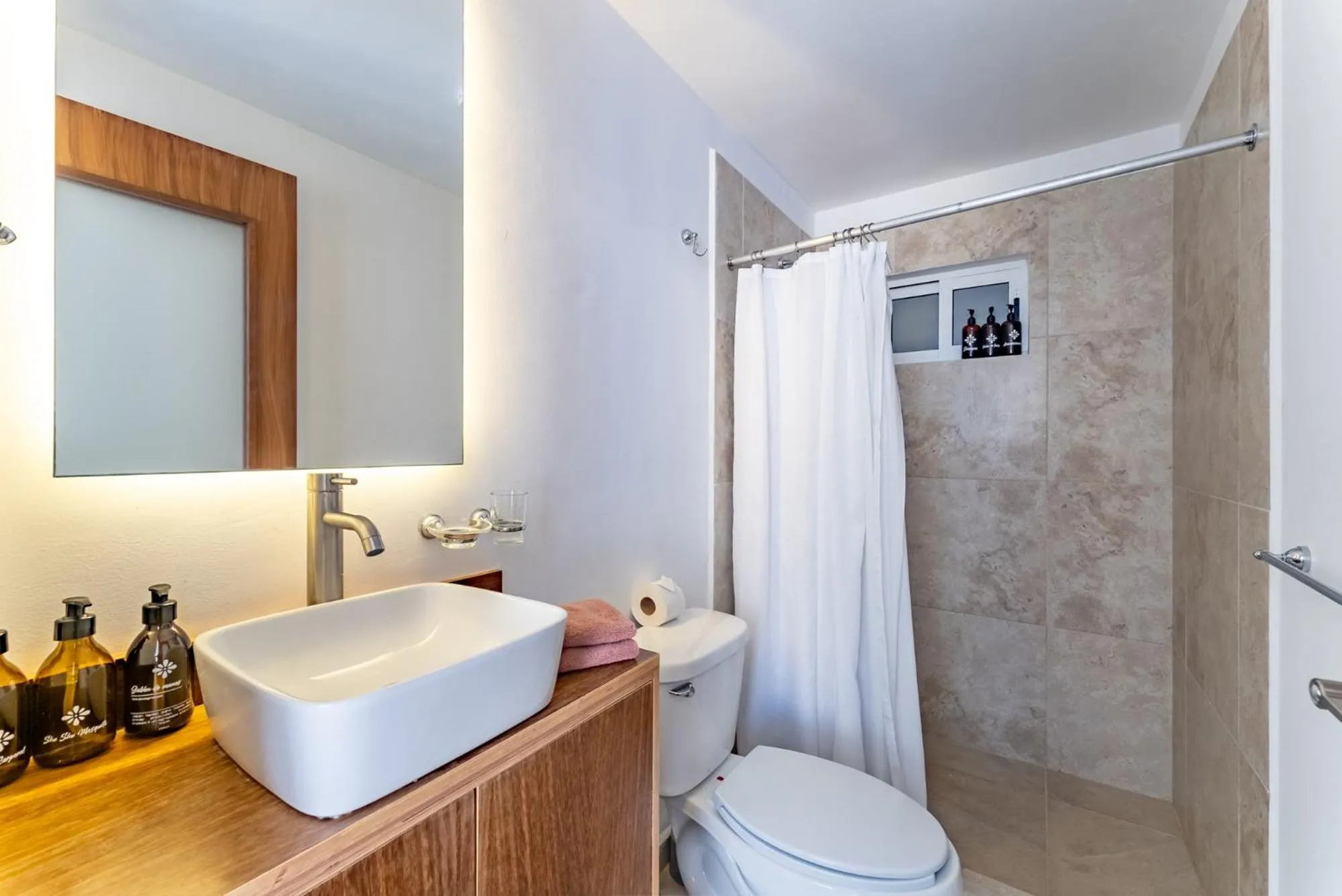 Shower in Bed Away Studios