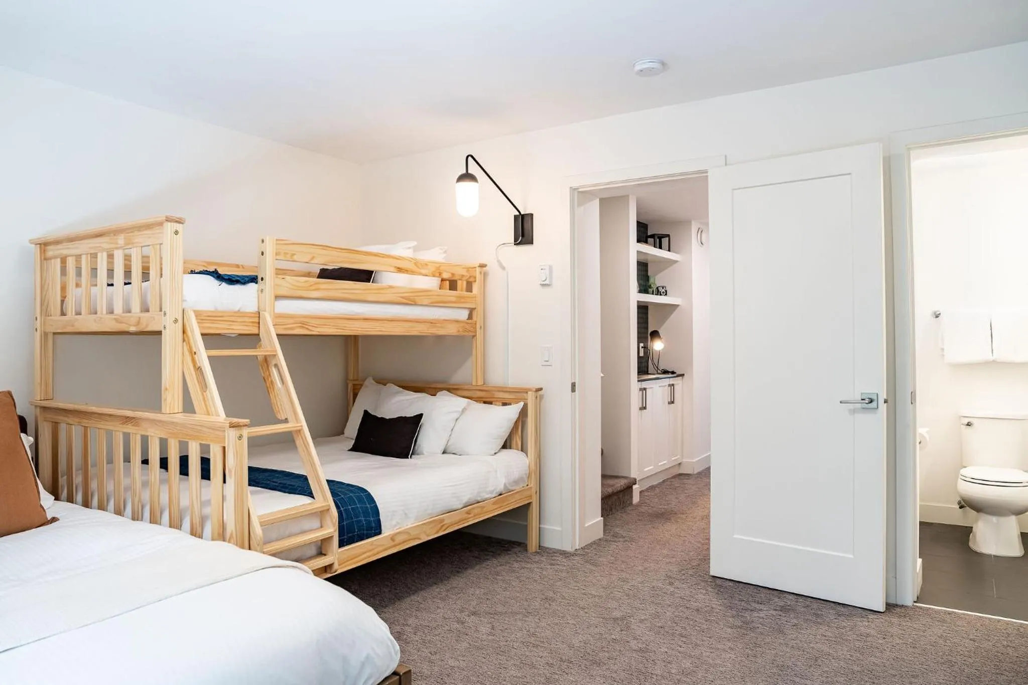 Bed in Revelation Retreat by Revelstoke Vacations