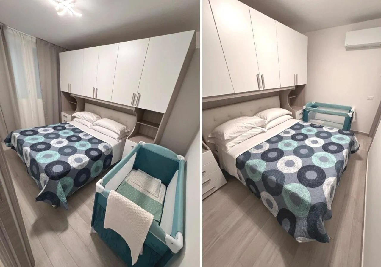 Bedroom, Bed in Hotel Corno d'Oro