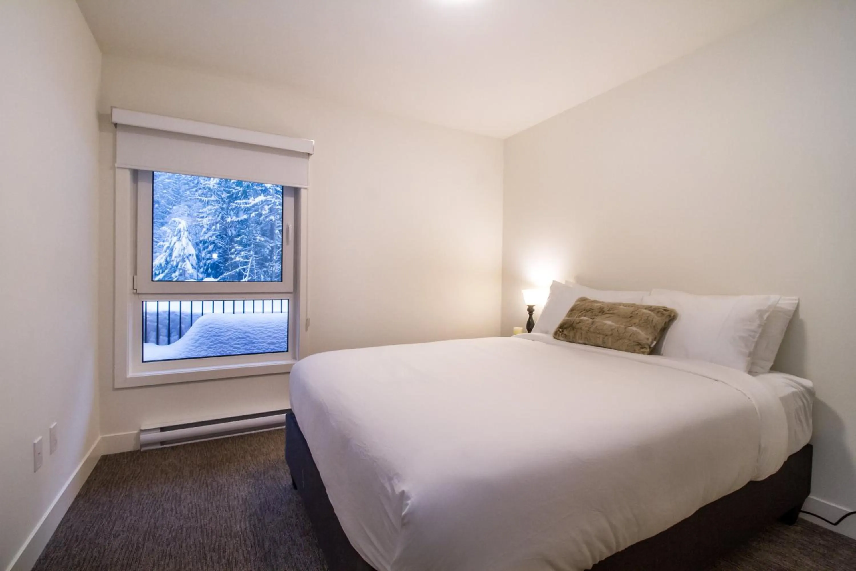 Bedroom, Bed in Magog Condo by Revelstoke Vacations