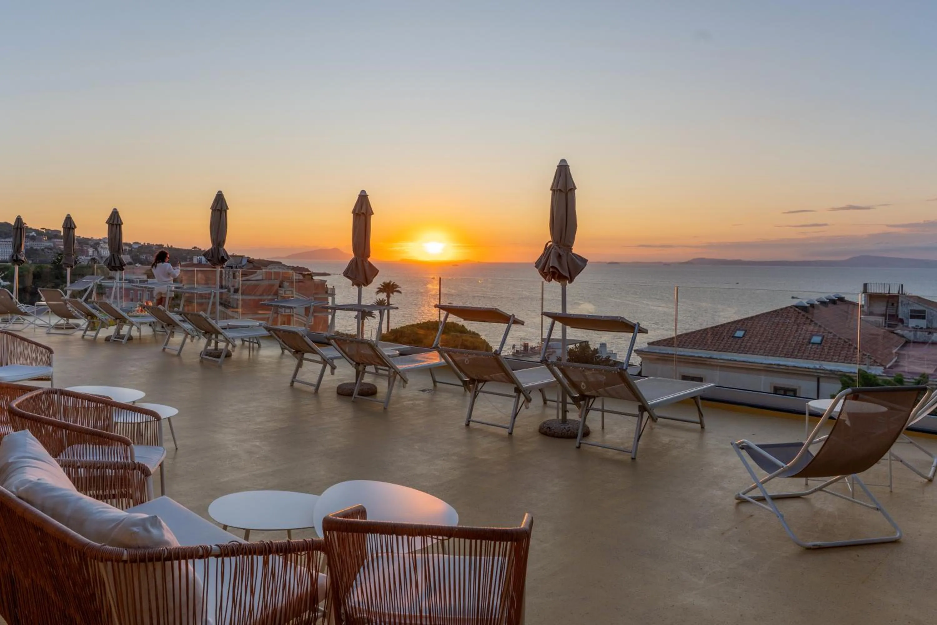 Sunset in Hotel La Meridiana