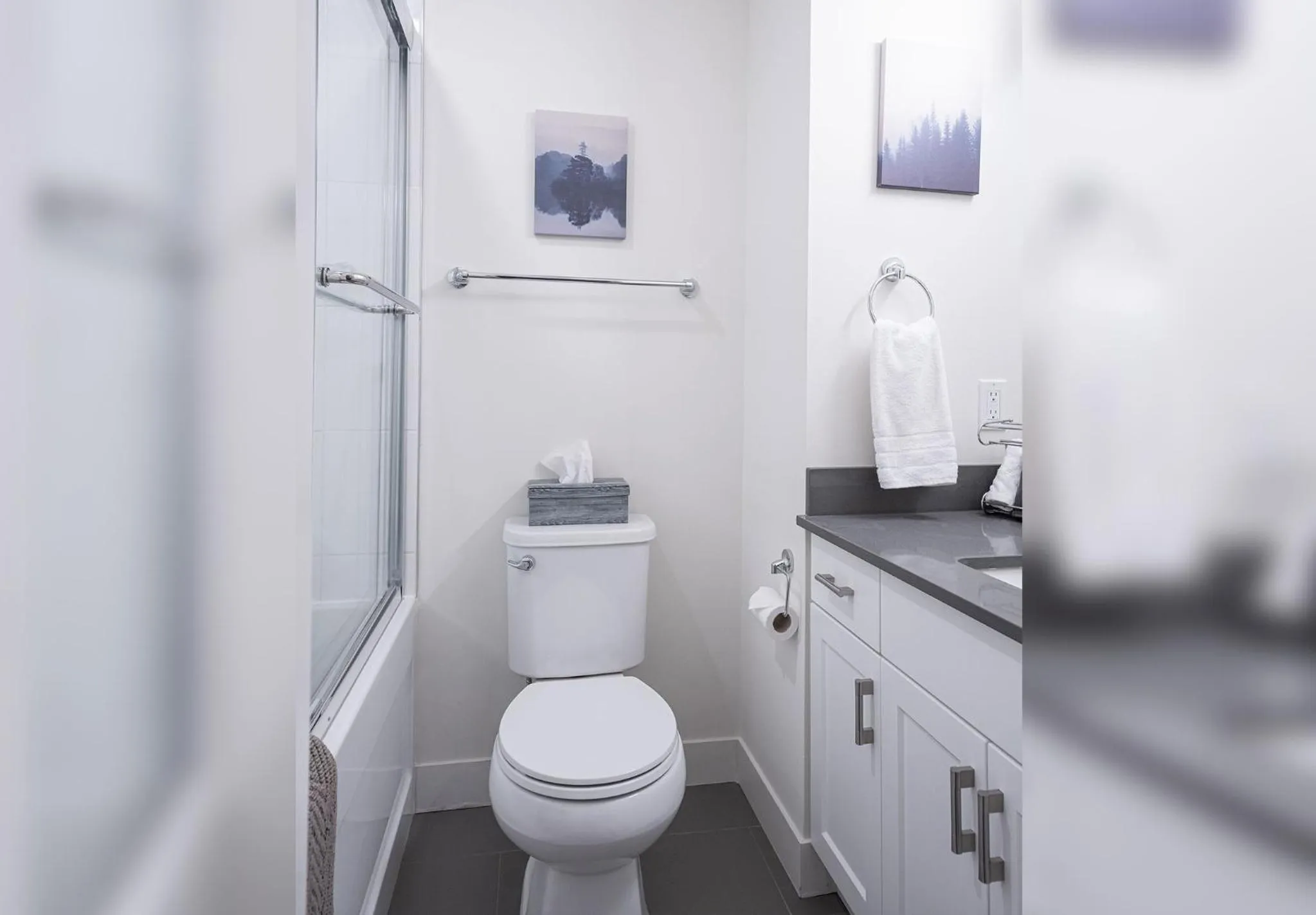 Bathroom in Alpine Escape by Revelstoke Vacations