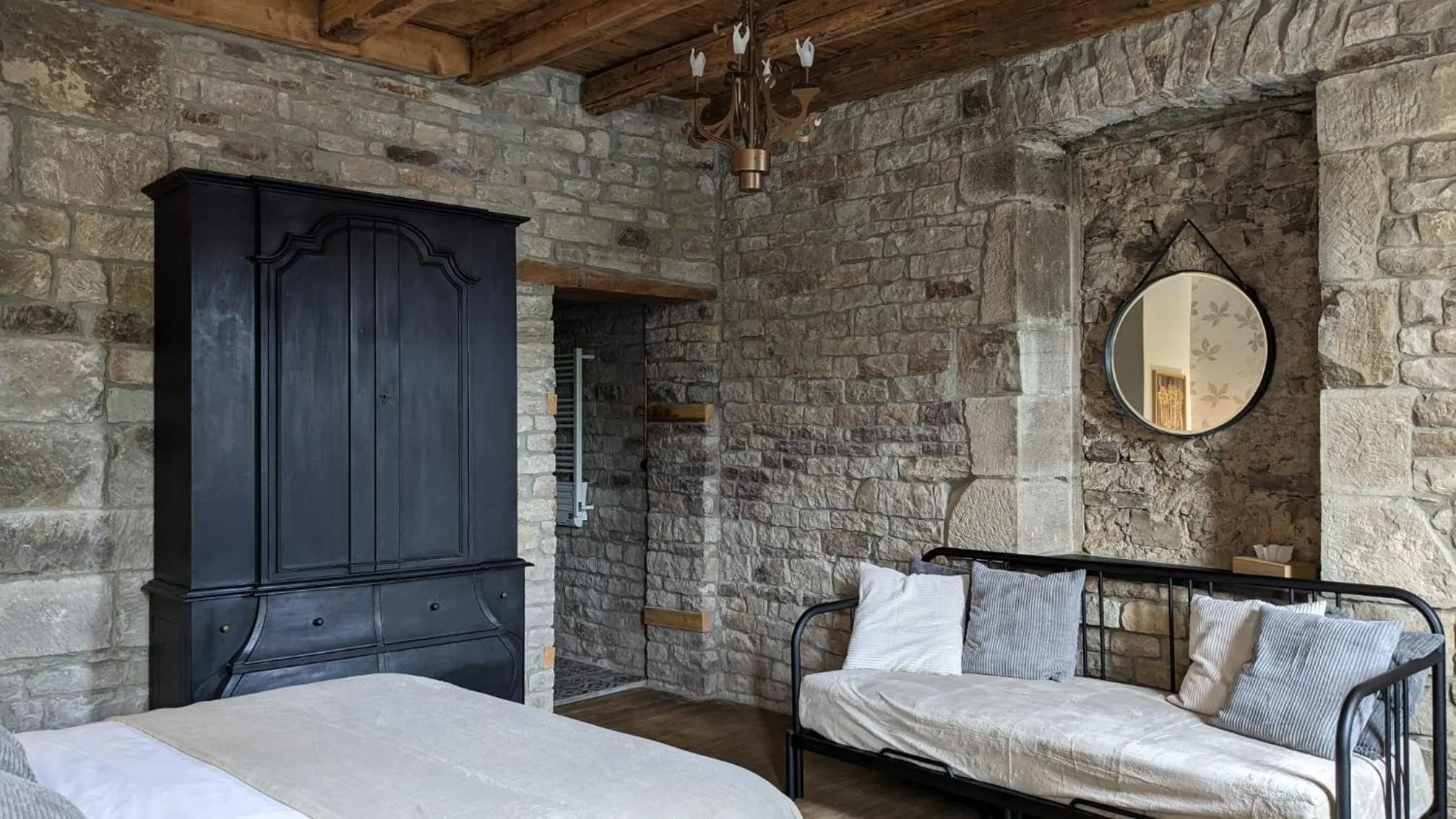 Bed in Manoir La Cerise