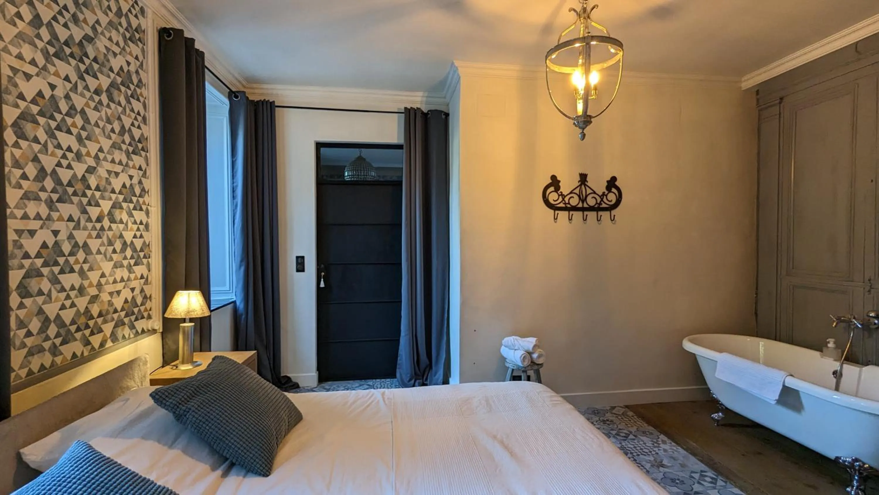 Bed in Manoir La Cerise