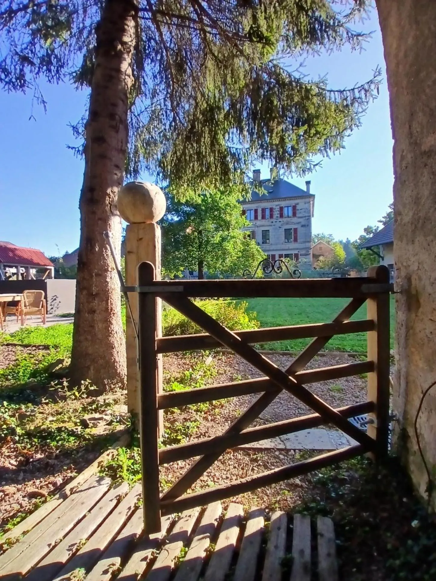 Garden in Manoir La Cerise