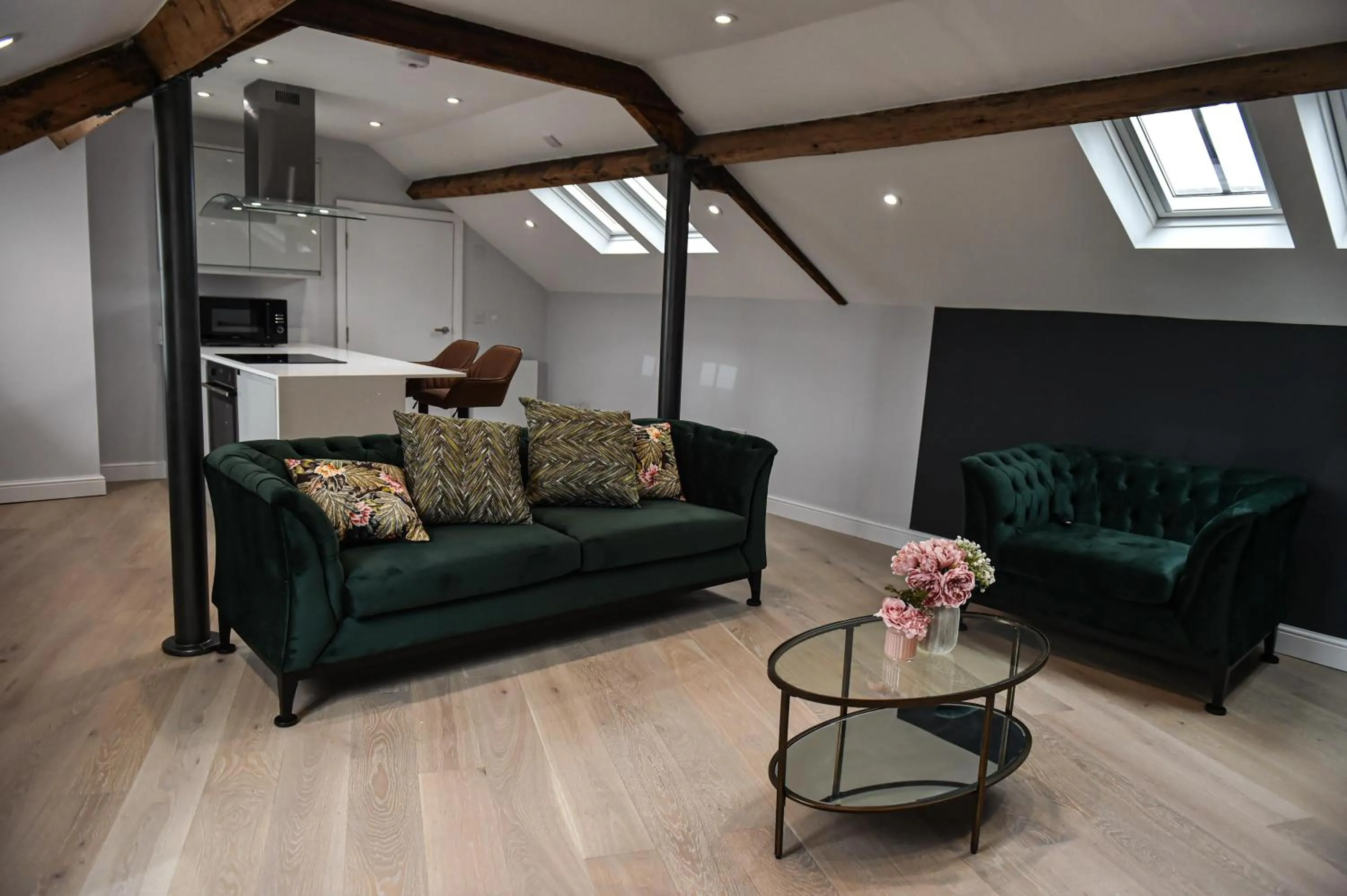 Living room in Victoria Colonnade Aparthotel