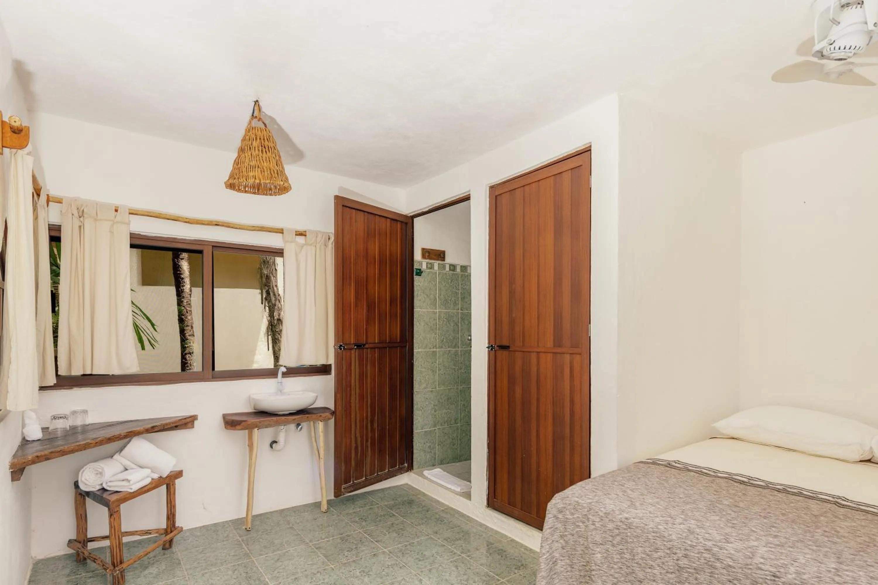 Bed in Yaxchen Tulum Cabañas & Cenote