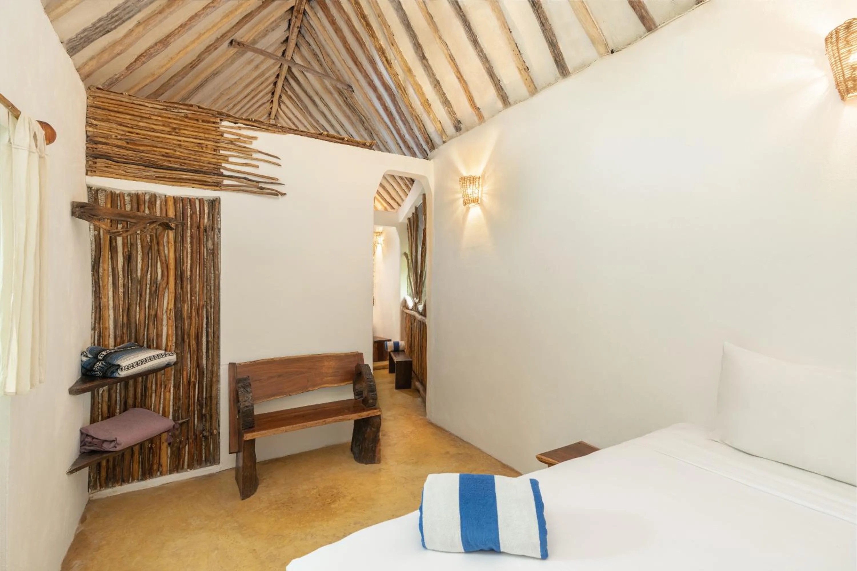 Bedroom, Bed in Yaxchen Tulum Cabañas & Cenote