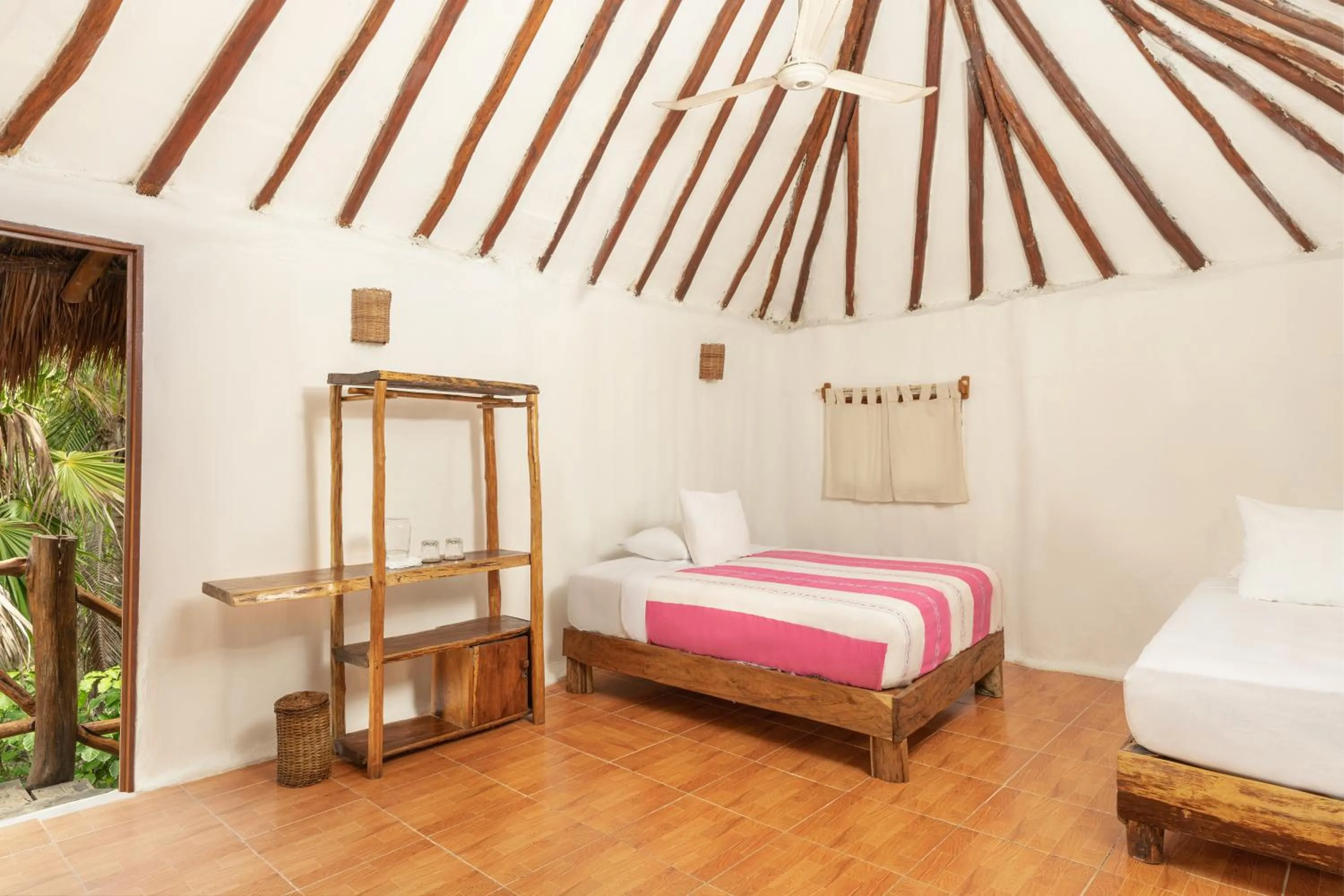 Bedroom, Bed in Yaxchen Tulum Cabañas & Cenote