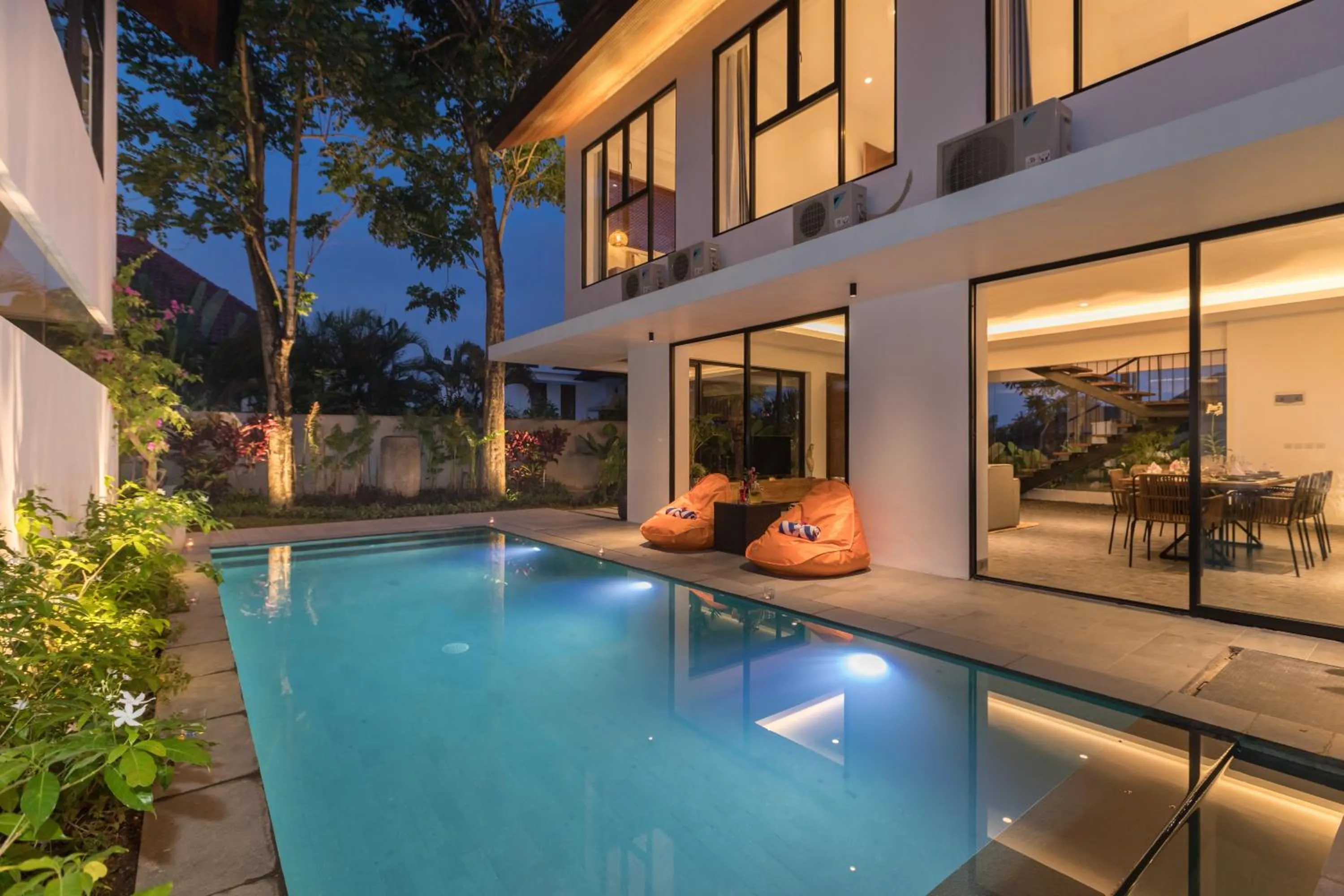 Pool view in Villa Daun 3 Canggu by Premier Hospitality Asia