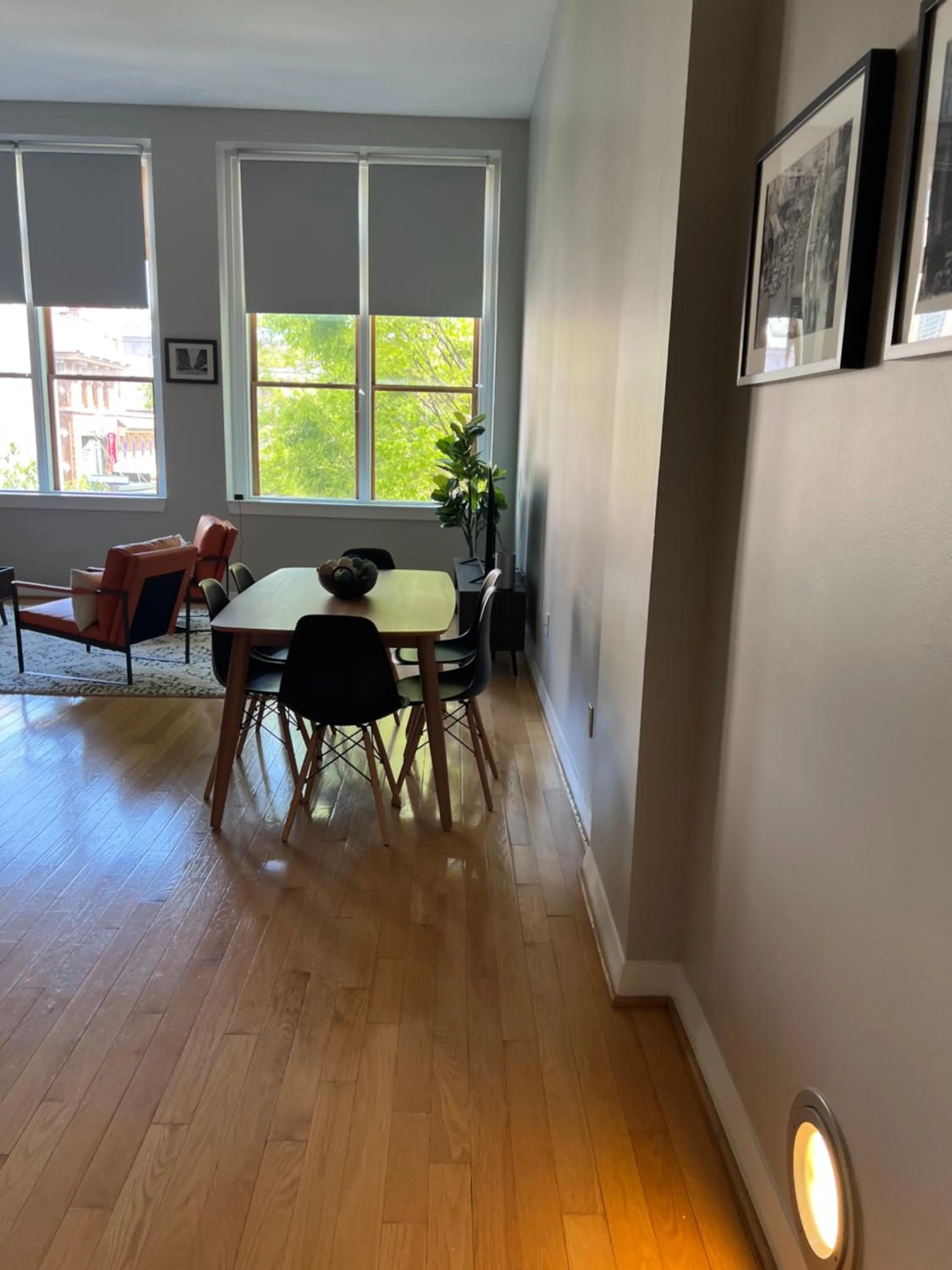 Dining area in Downtown Norfolk Loft