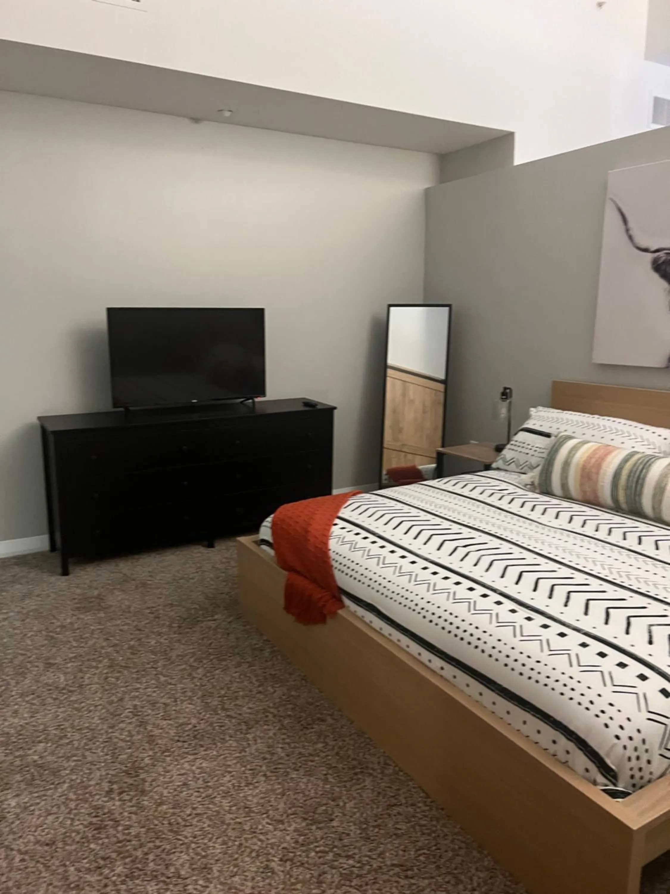 Bed in Downtown Norfolk Loft