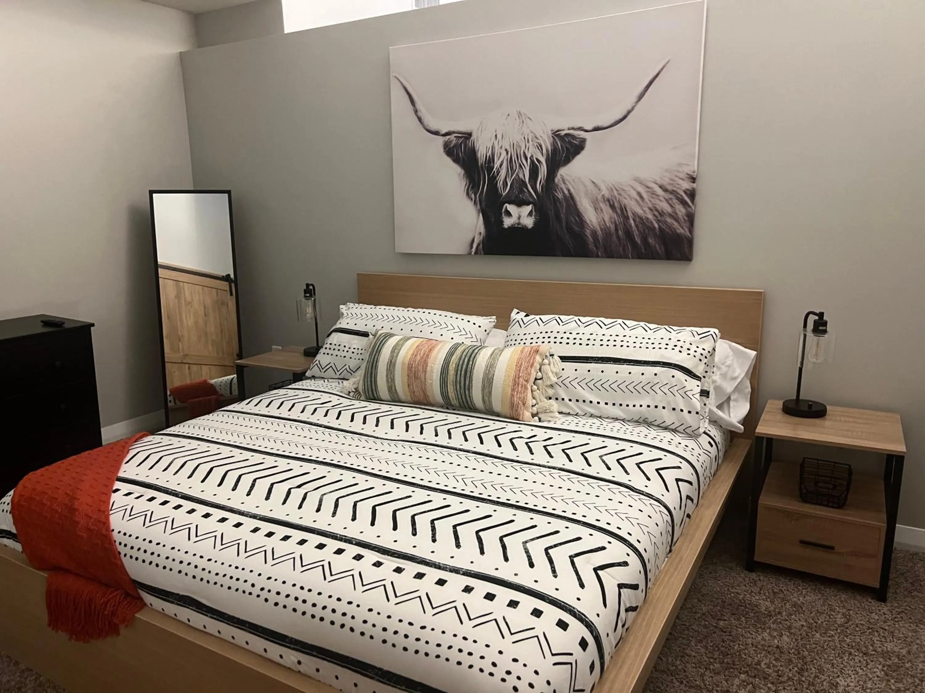 Bed in Downtown Norfolk Loft