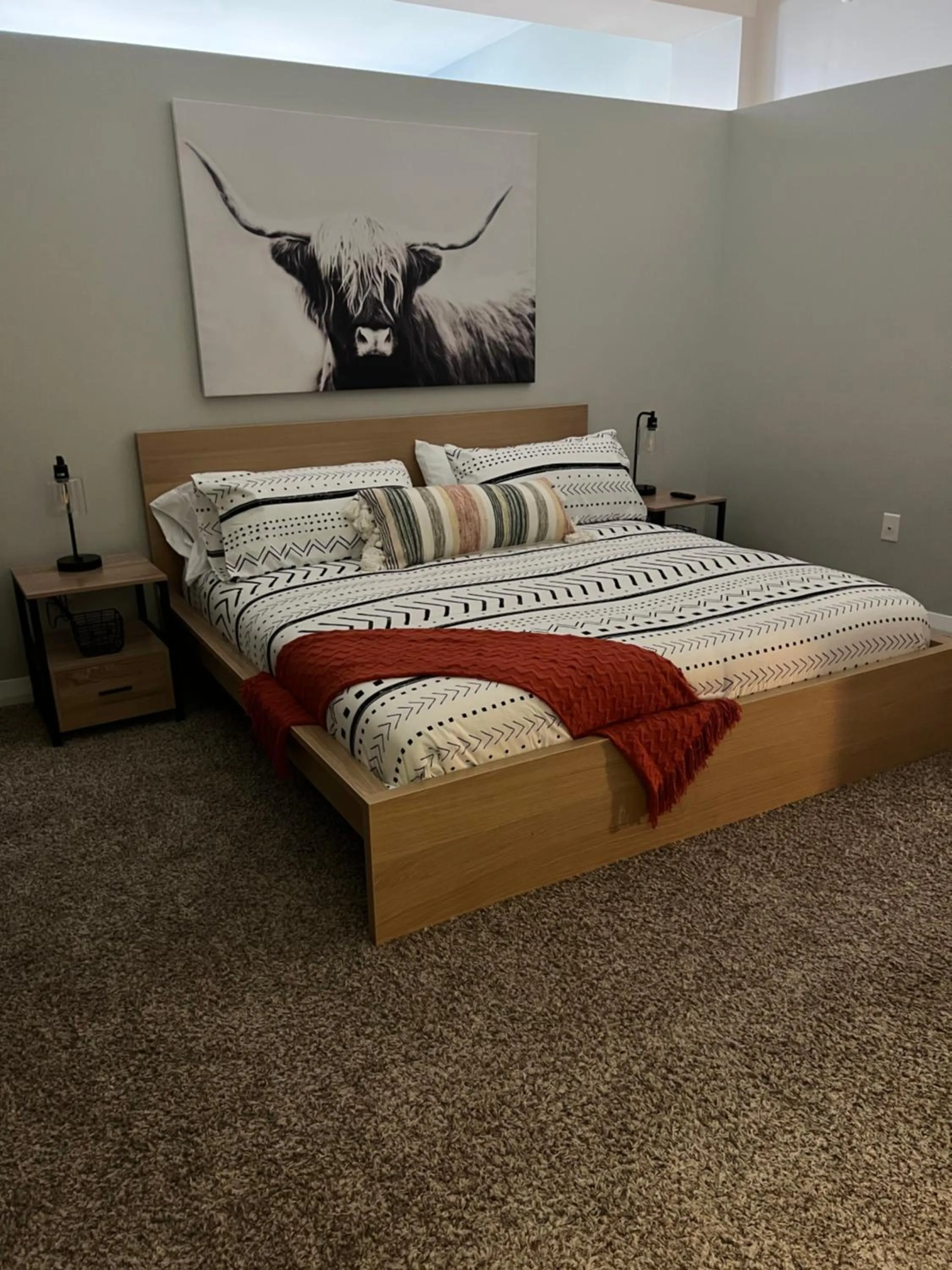 Bed in Downtown Norfolk Loft