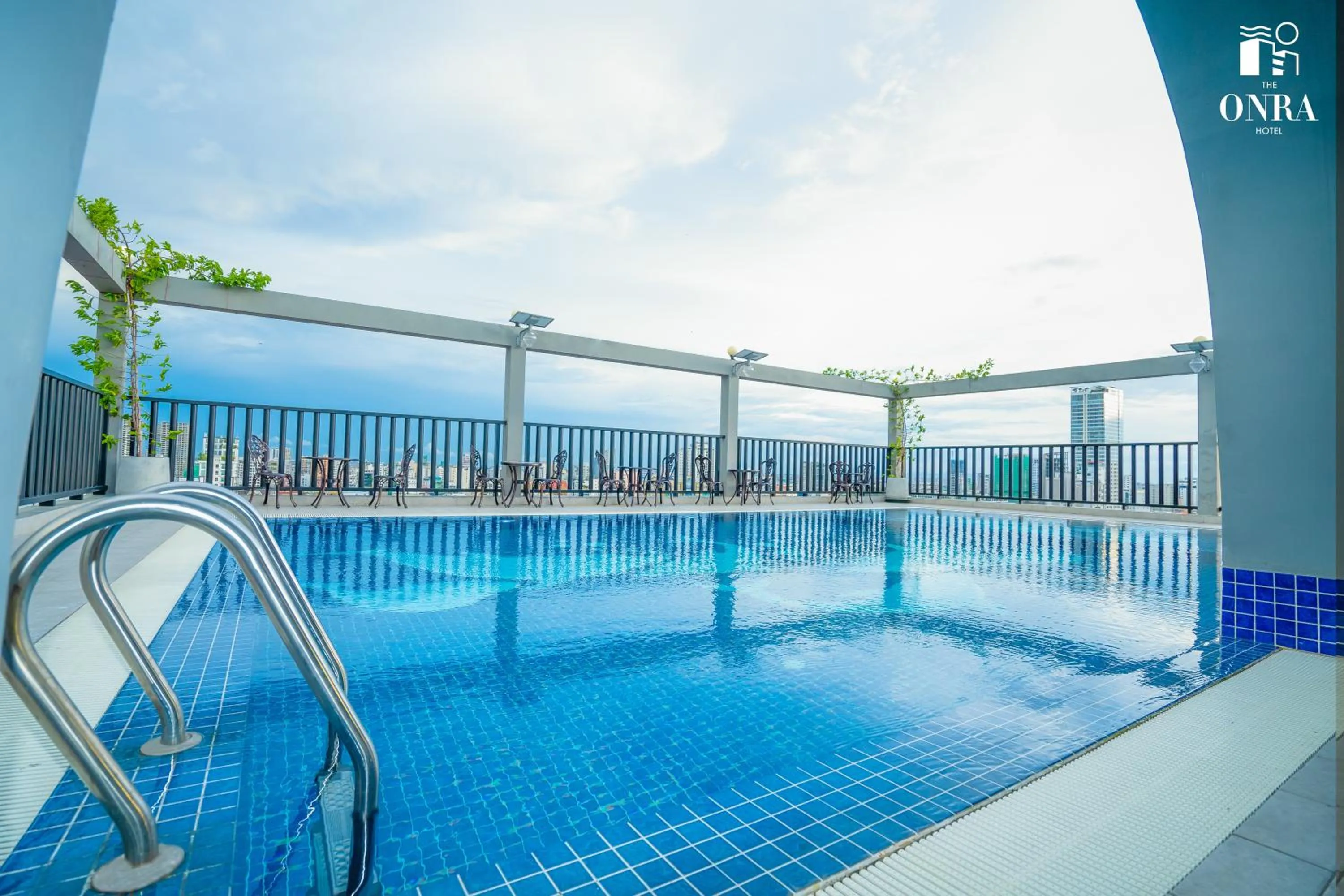 Pool view in The ONRA Hotel