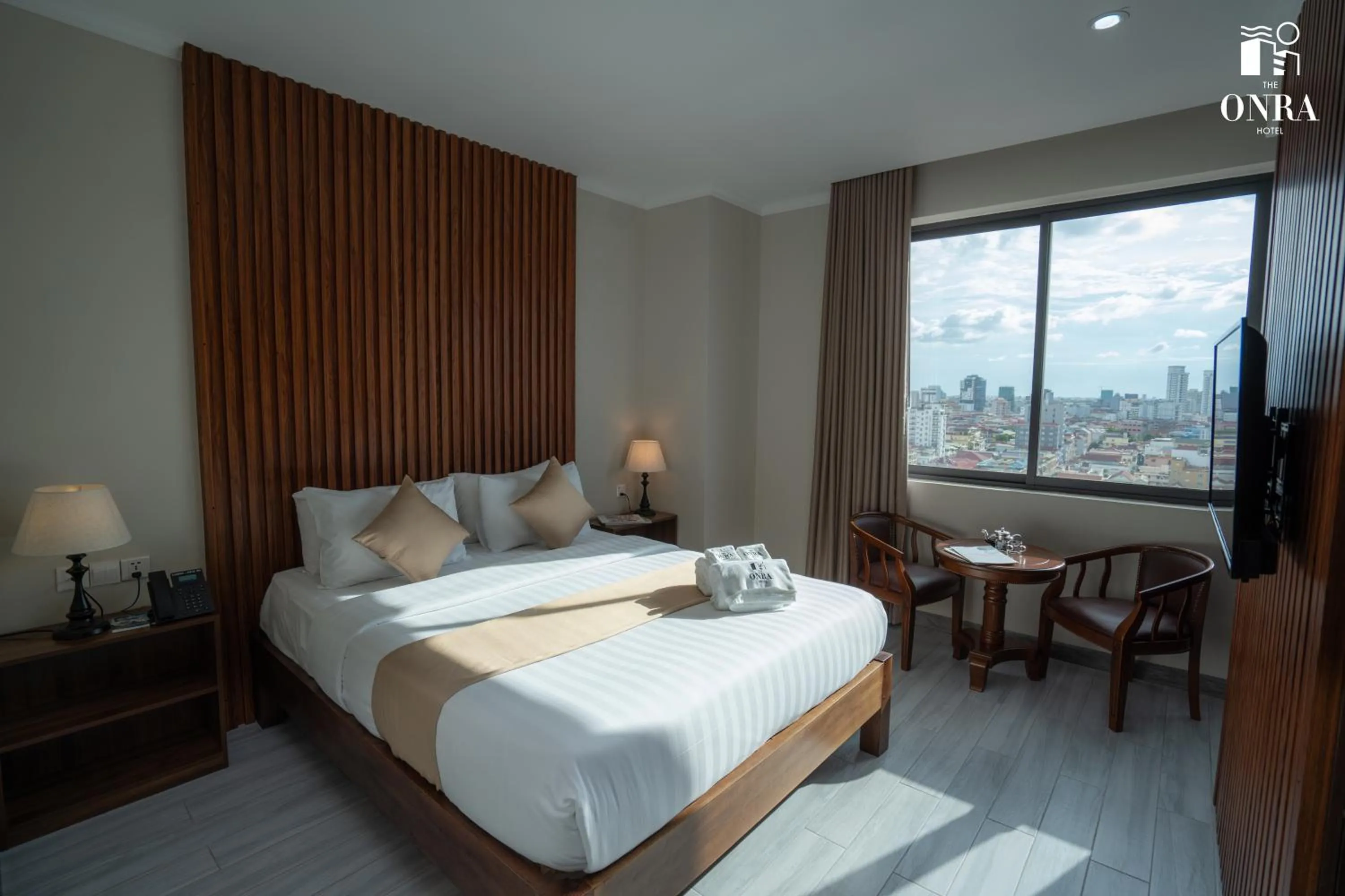 Bed in The ONRA Hotel