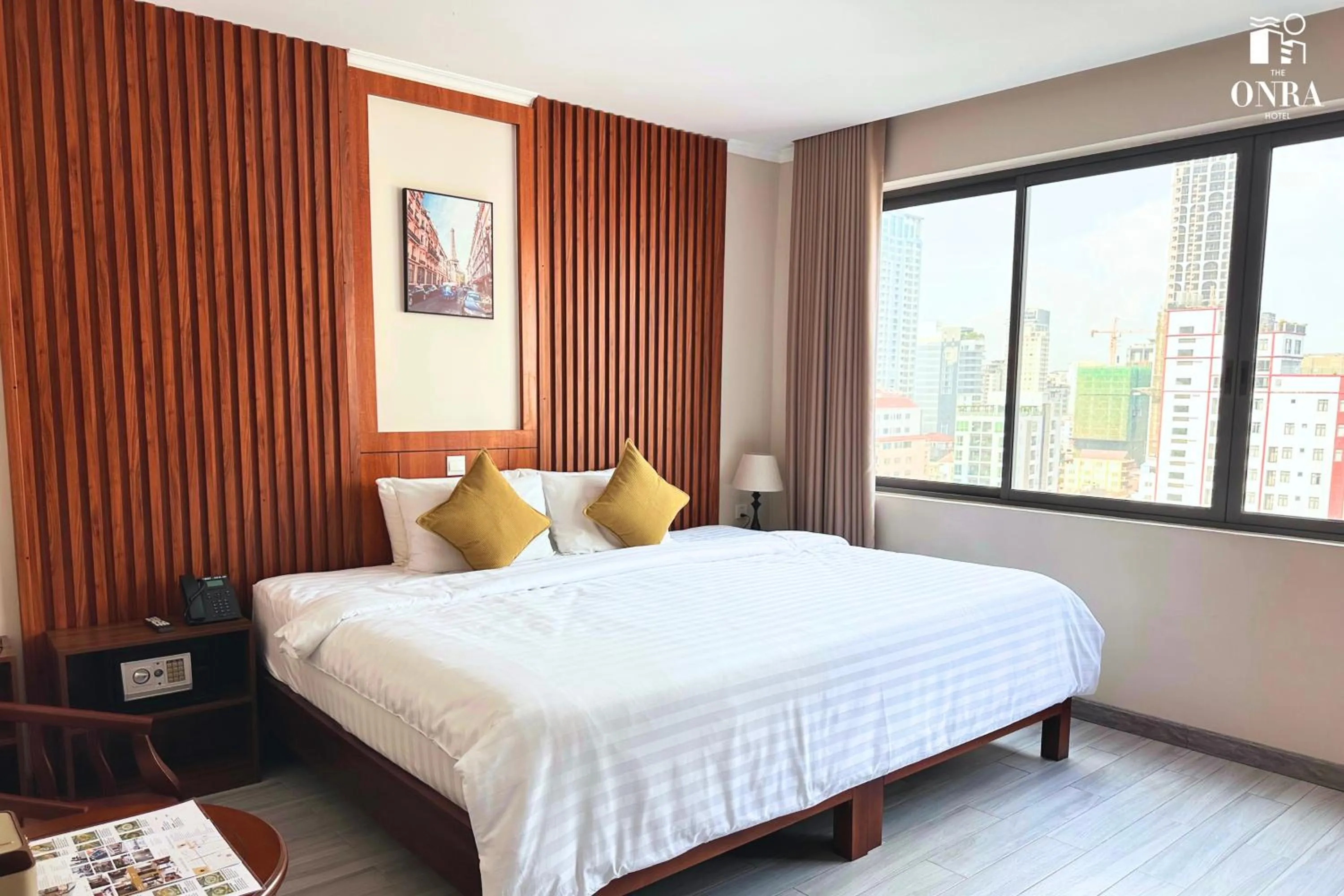 Bed in The ONRA Hotel