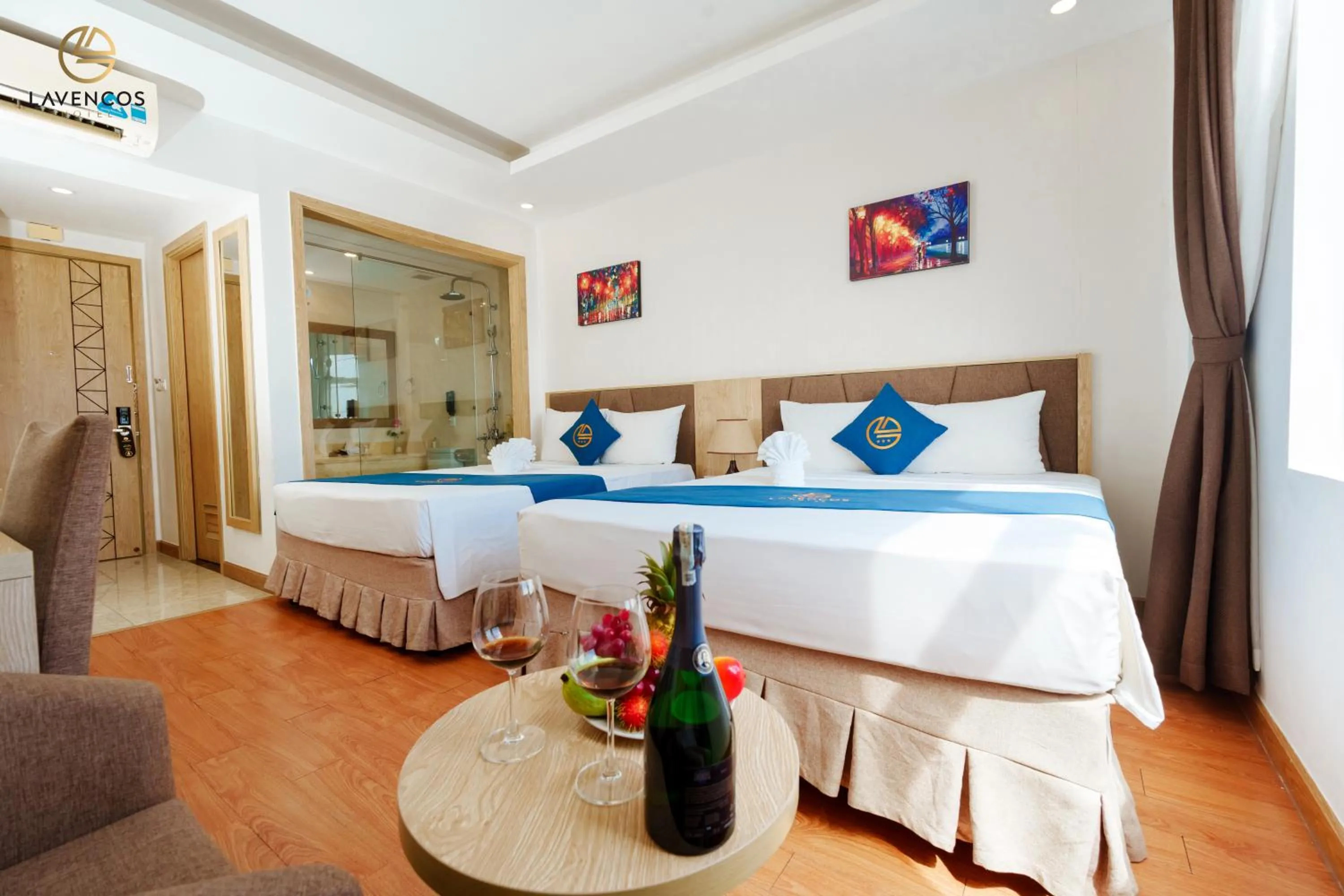 Bed in Lavencos Hotel Da Nang