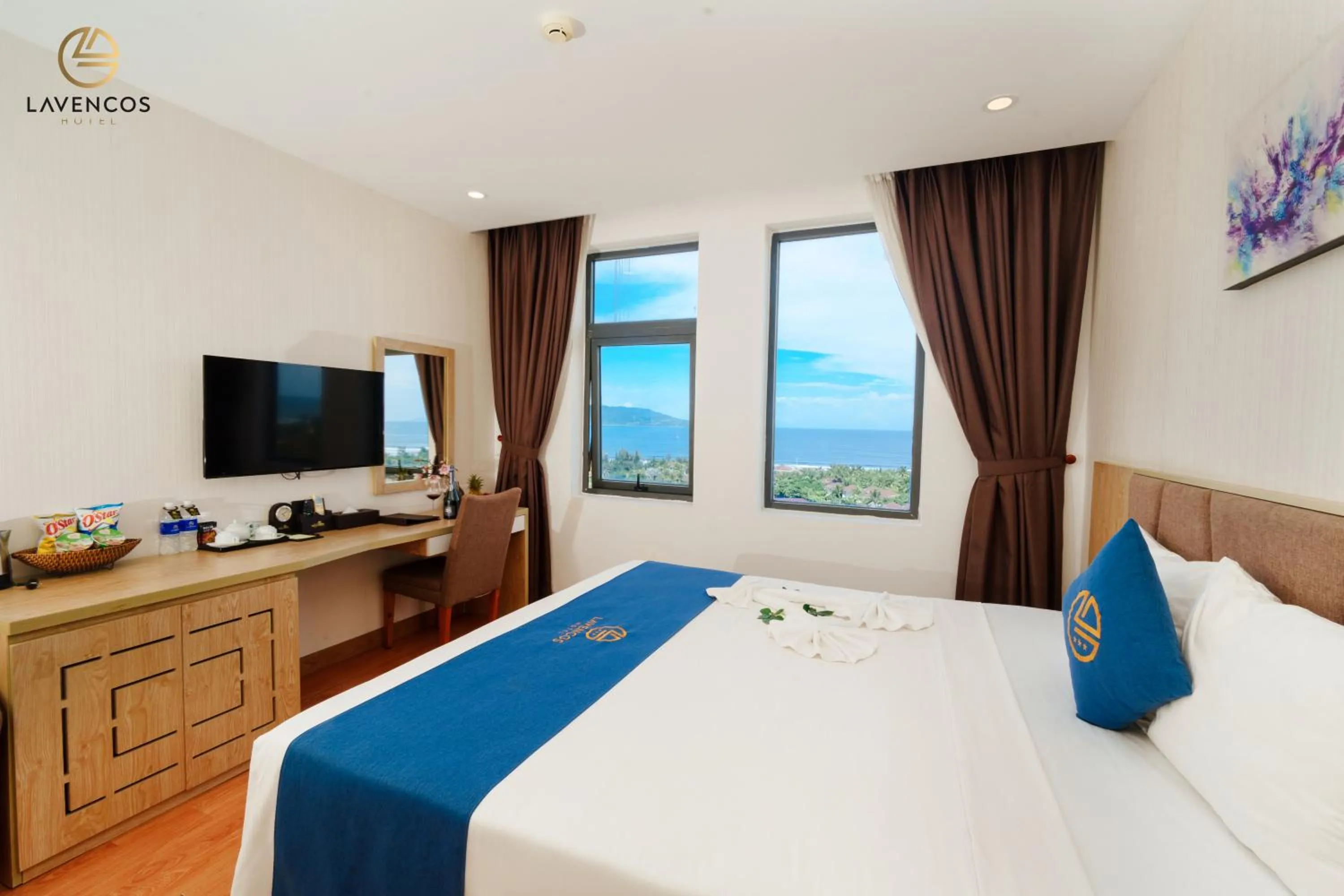 Bed in Lavencos Hotel Da Nang