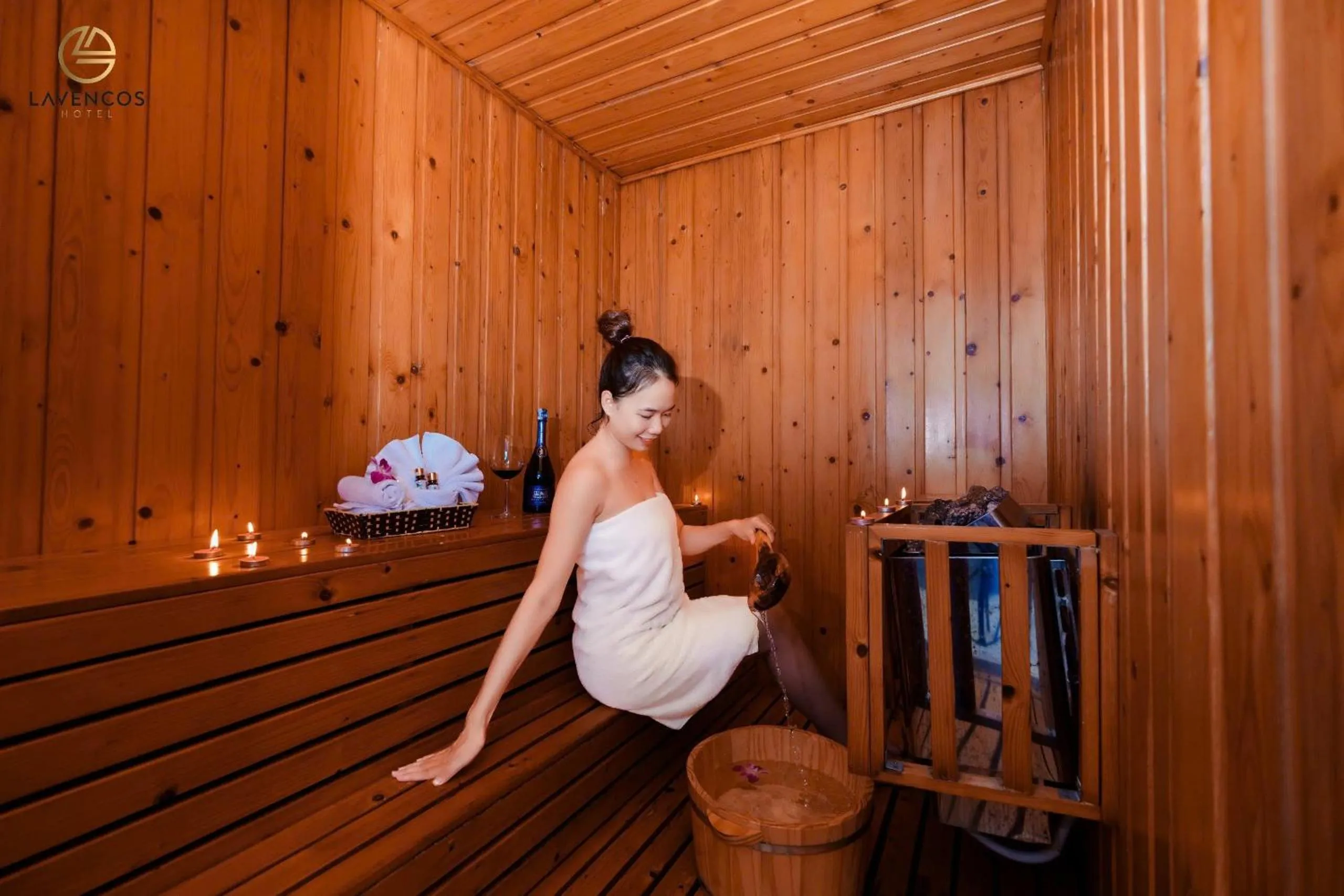 Sauna in Lavencos Hotel Da Nang