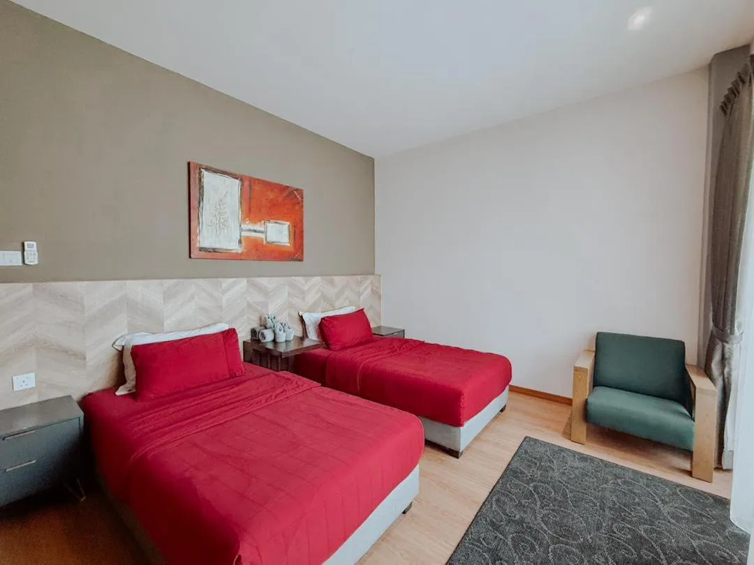 Bed in Royale Riviera Resort Private Pool Villas