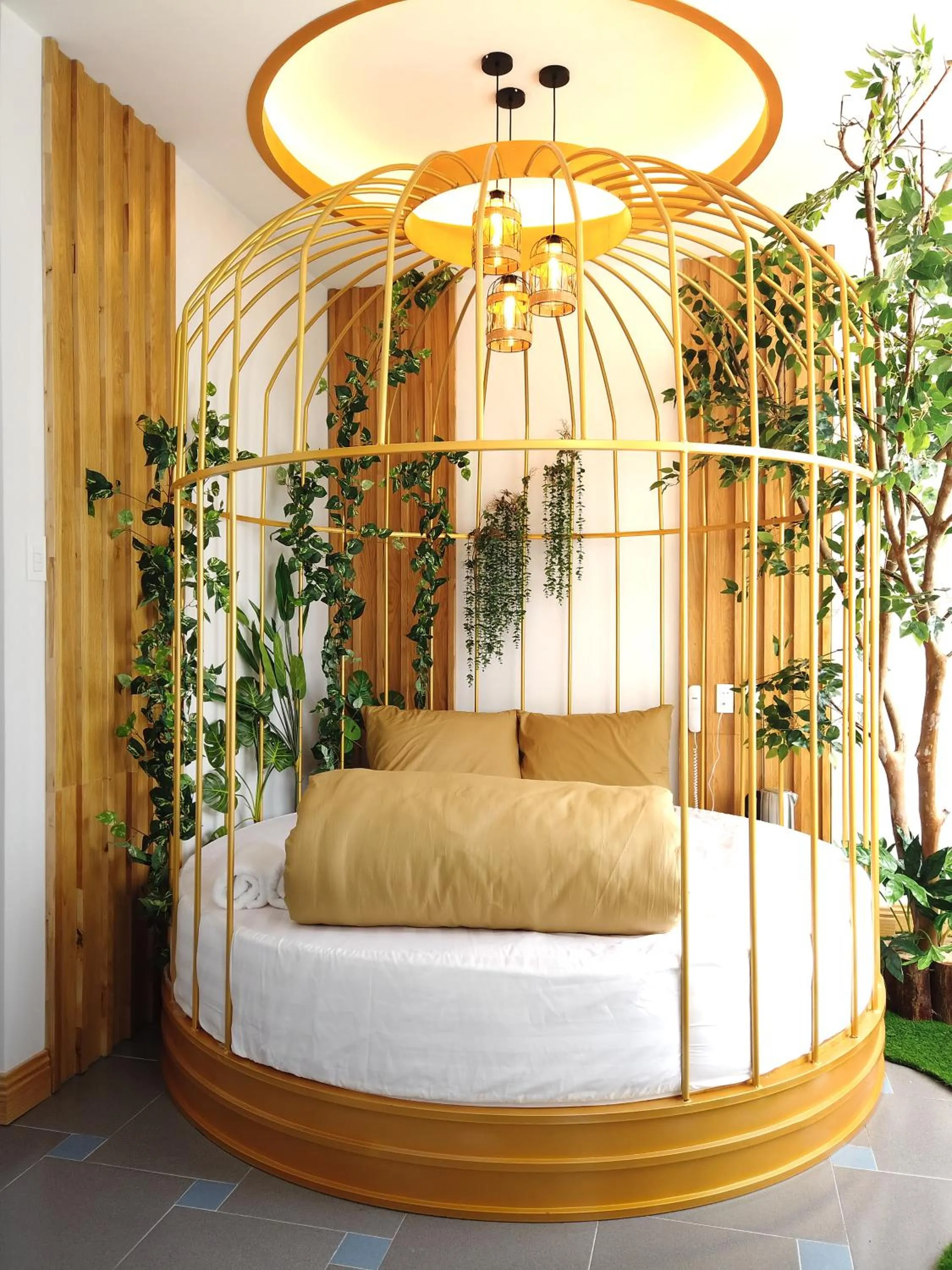 Bed in Free Style Hotel Dalat